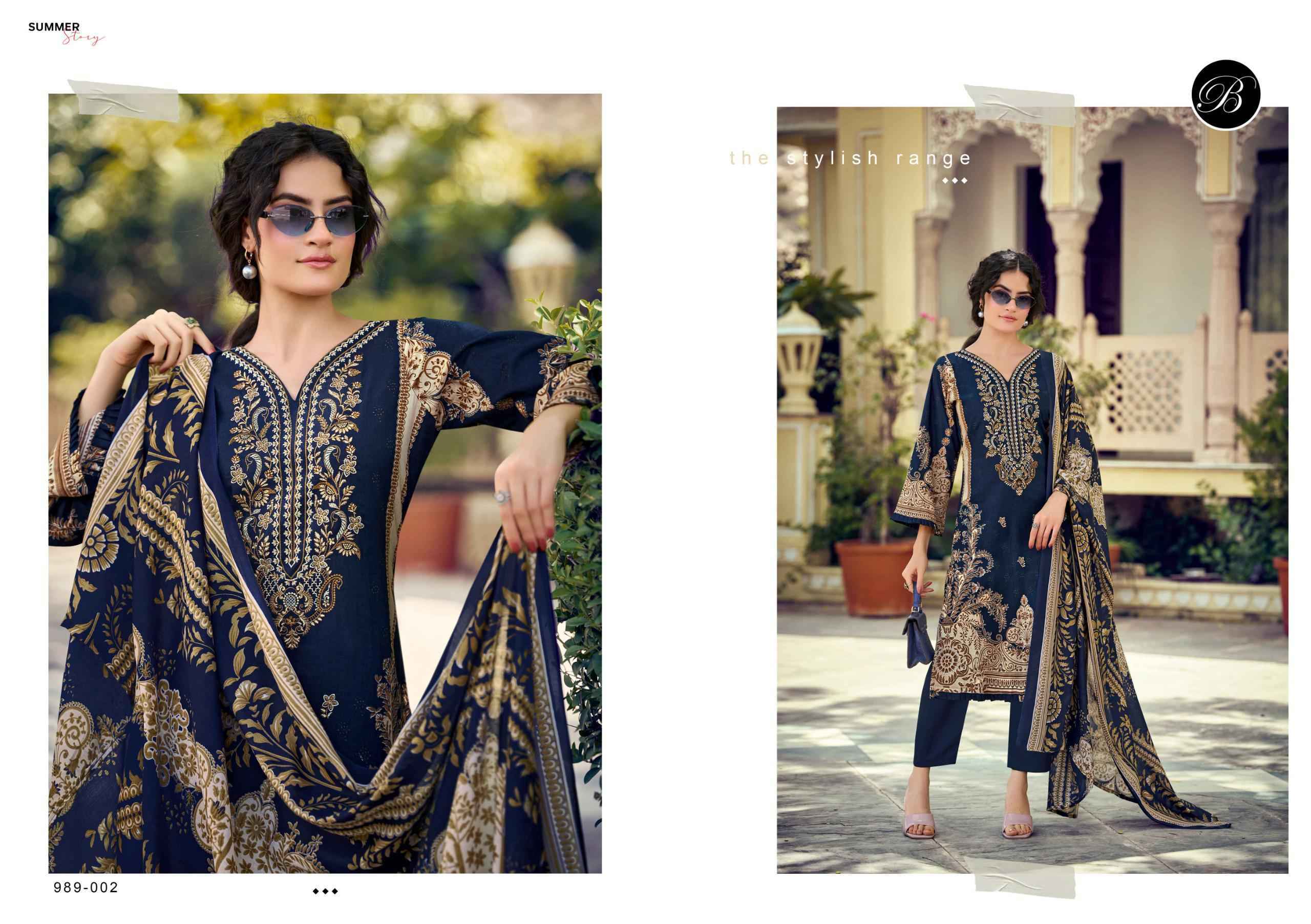Belliza Naira Vol-148 Cotton Dress Material (8 pcs Cataloge)