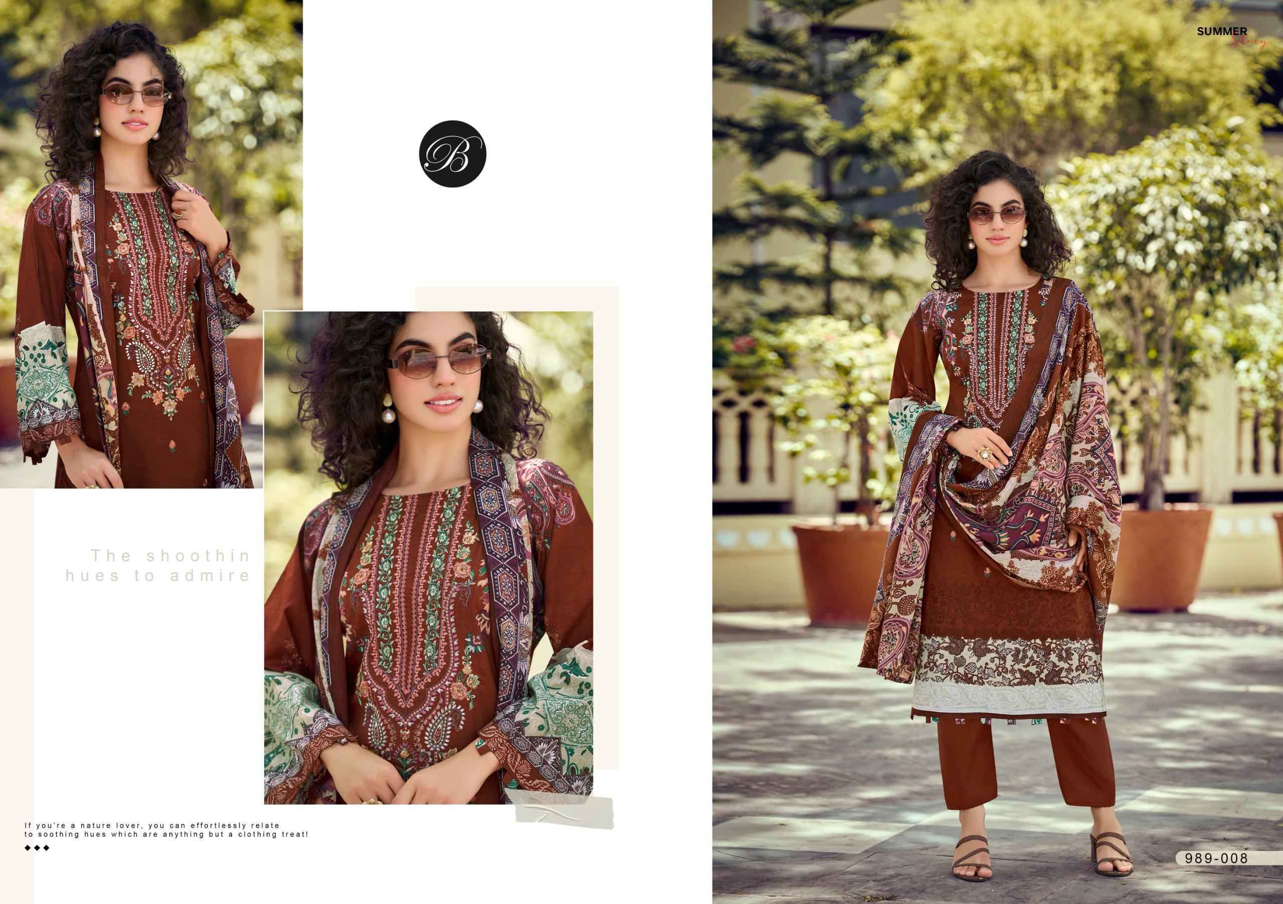 Belliza Naira Vol-148 Cotton Dress Material (8 pcs Cataloge)