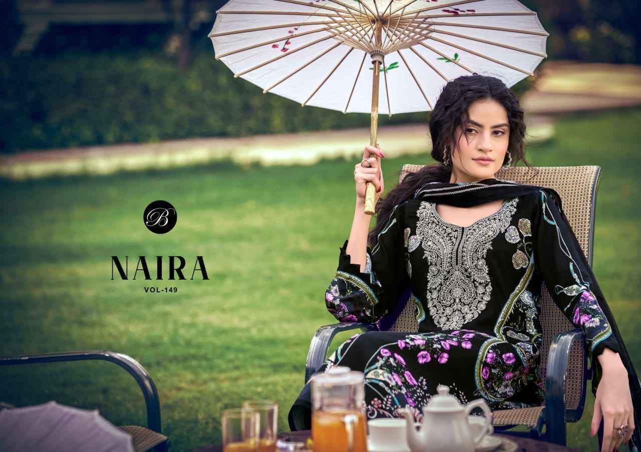 Belliza Naira Vol -149 Cotton Dress Material (8 pcs Cataloge)