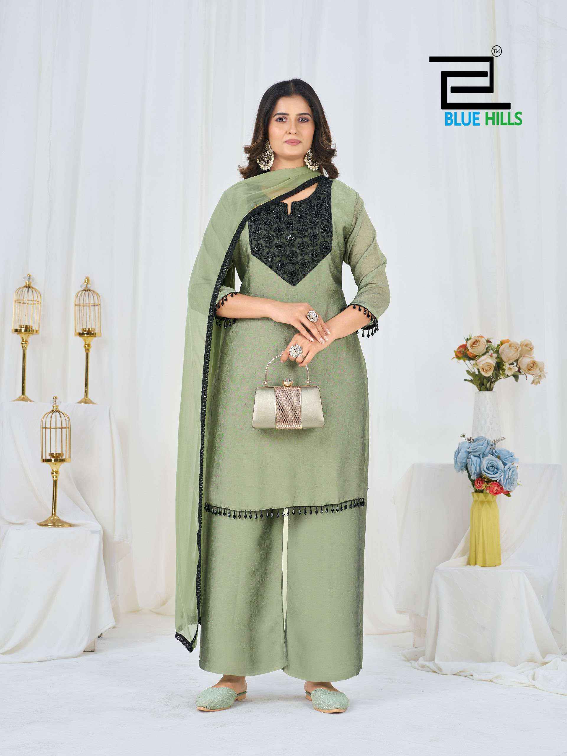 Blue Hills Avantika Rangoli Crush Readymade Suit (4 pcs Catalogue)