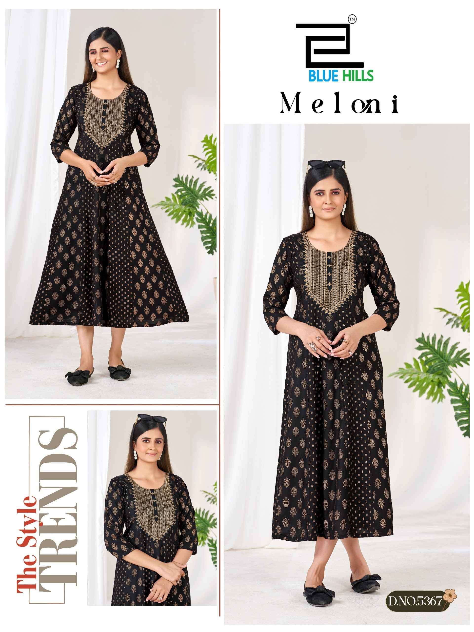 Blue Hills Meloni Rayon Anarkali Gown (6 pcs Catalogue)