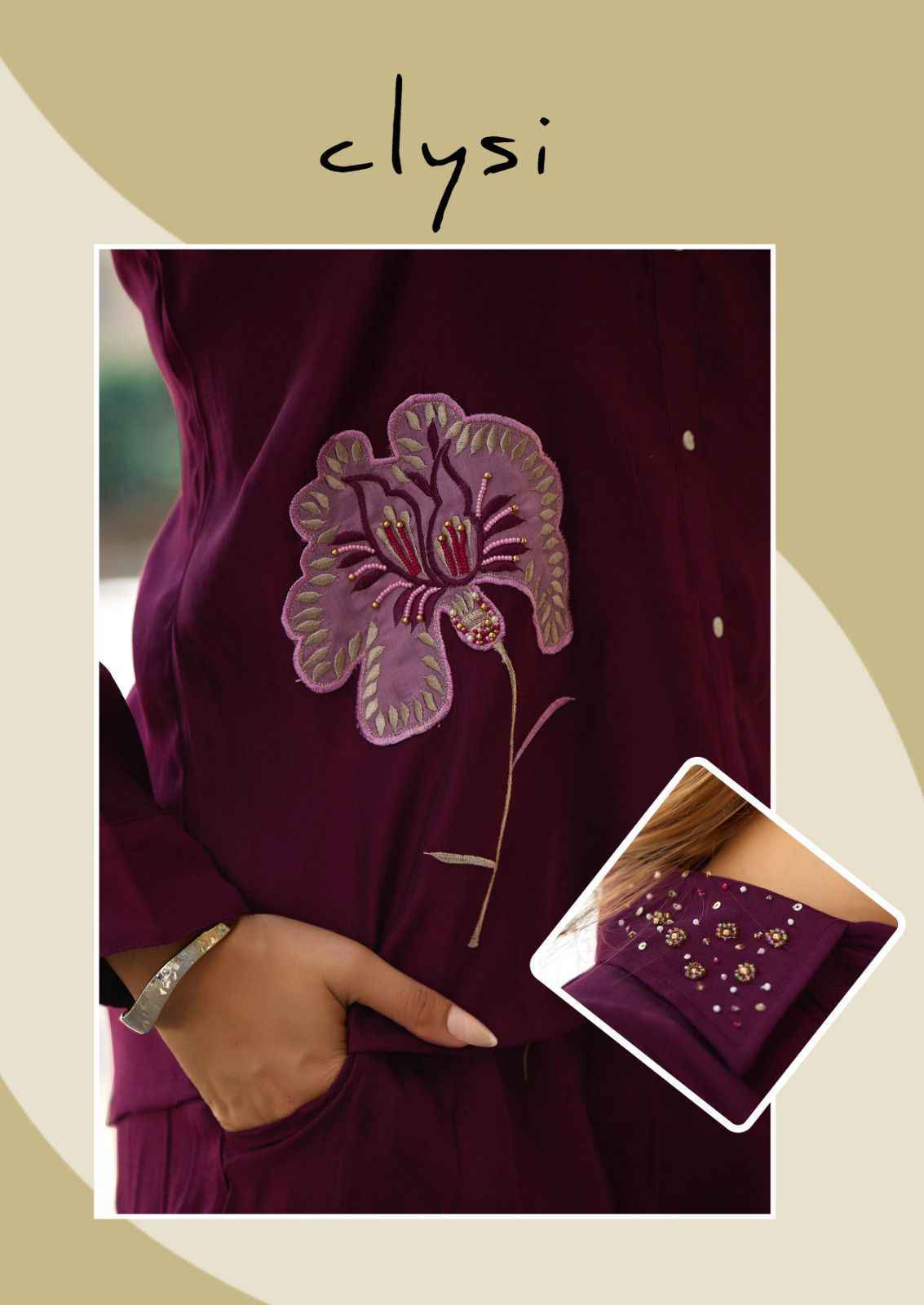 Clysi Zaira Viscose Silk Top With Bottom (6 pcs Catalogue)