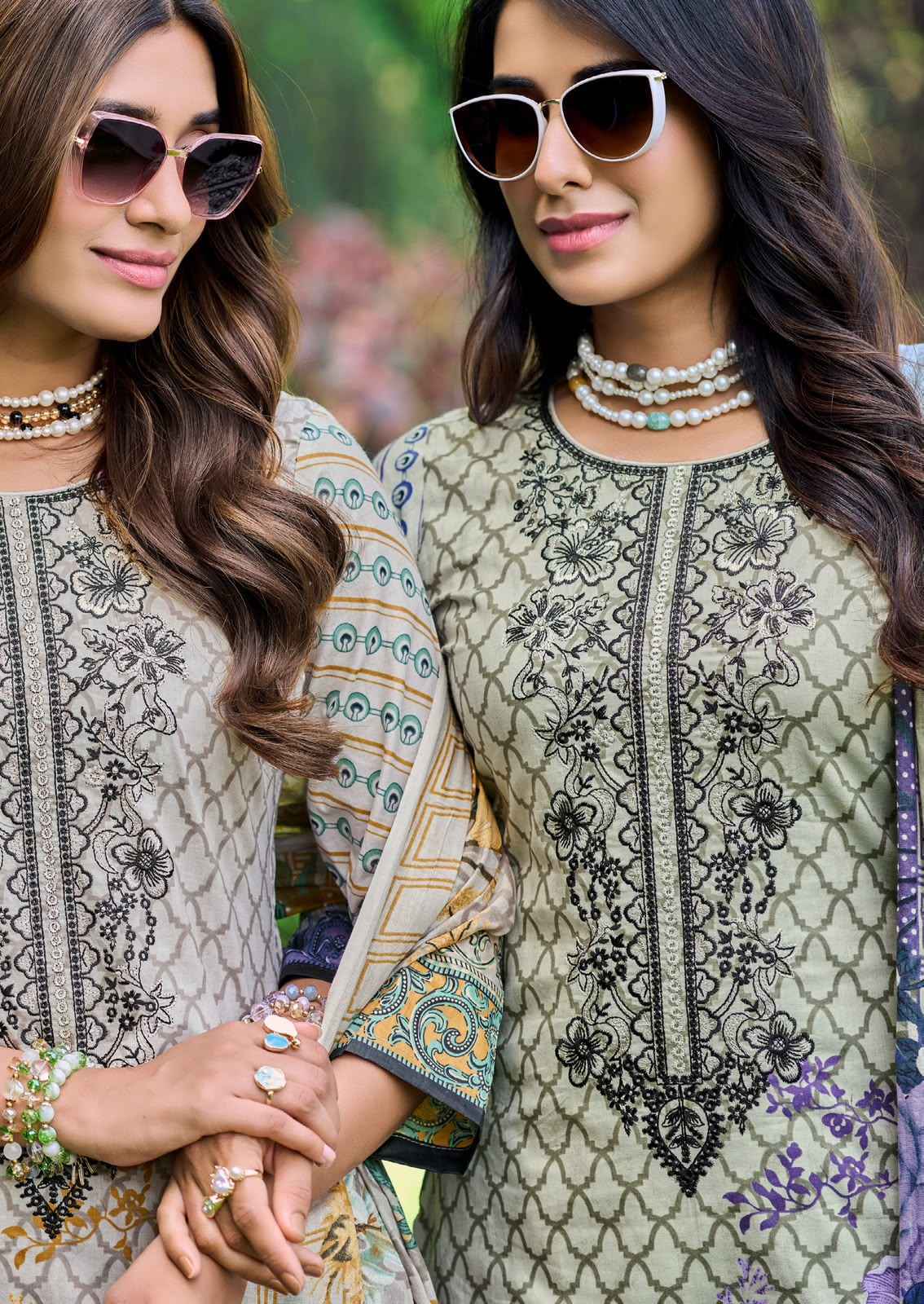 Crescent Fab Mah E Noor Vol-4 Lawn Dress Material (6 Pc Catalouge)
