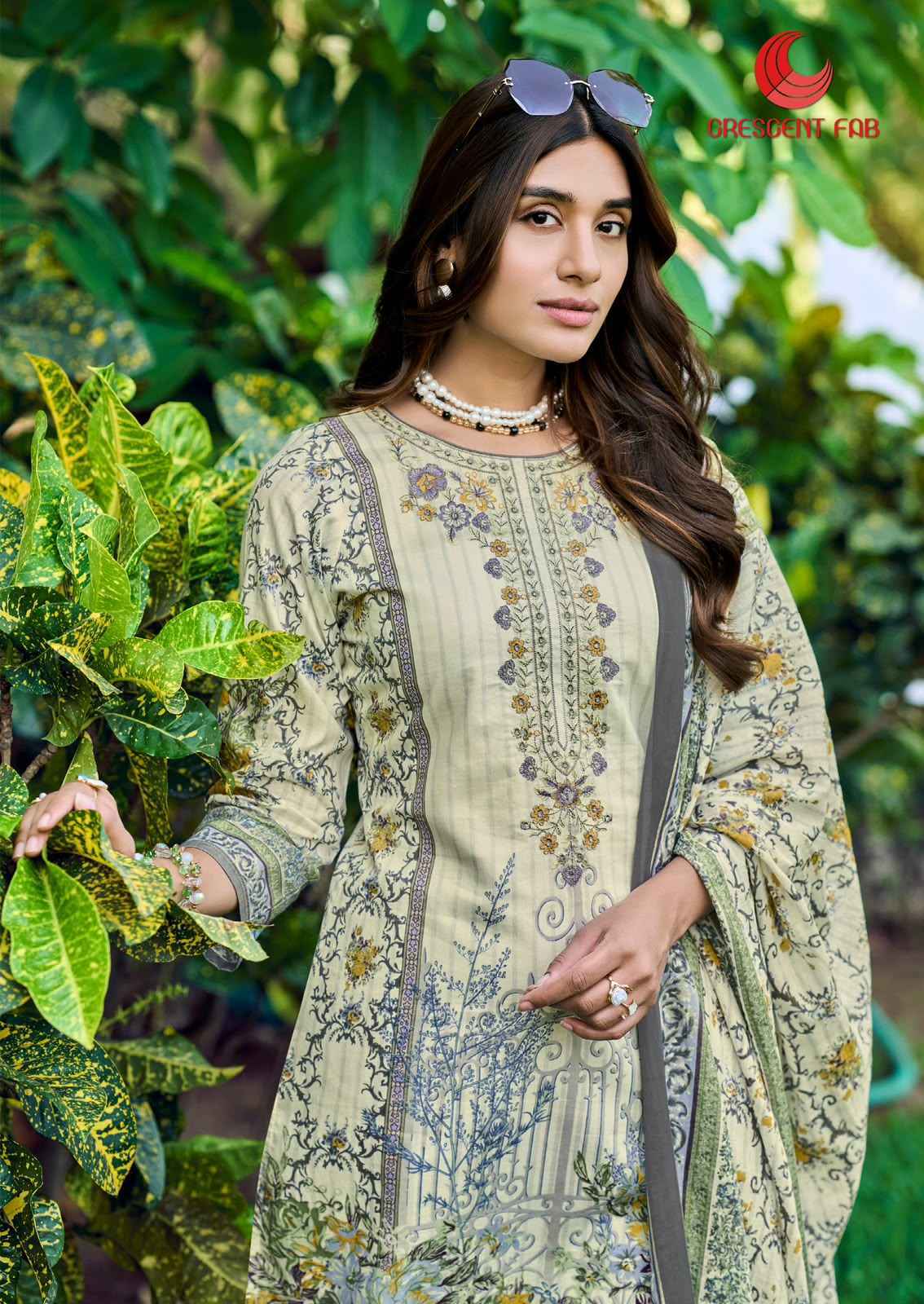 Crescent Fab Mah E Noor Vol-4 Lawn Dress Material (6 Pc Catalouge)