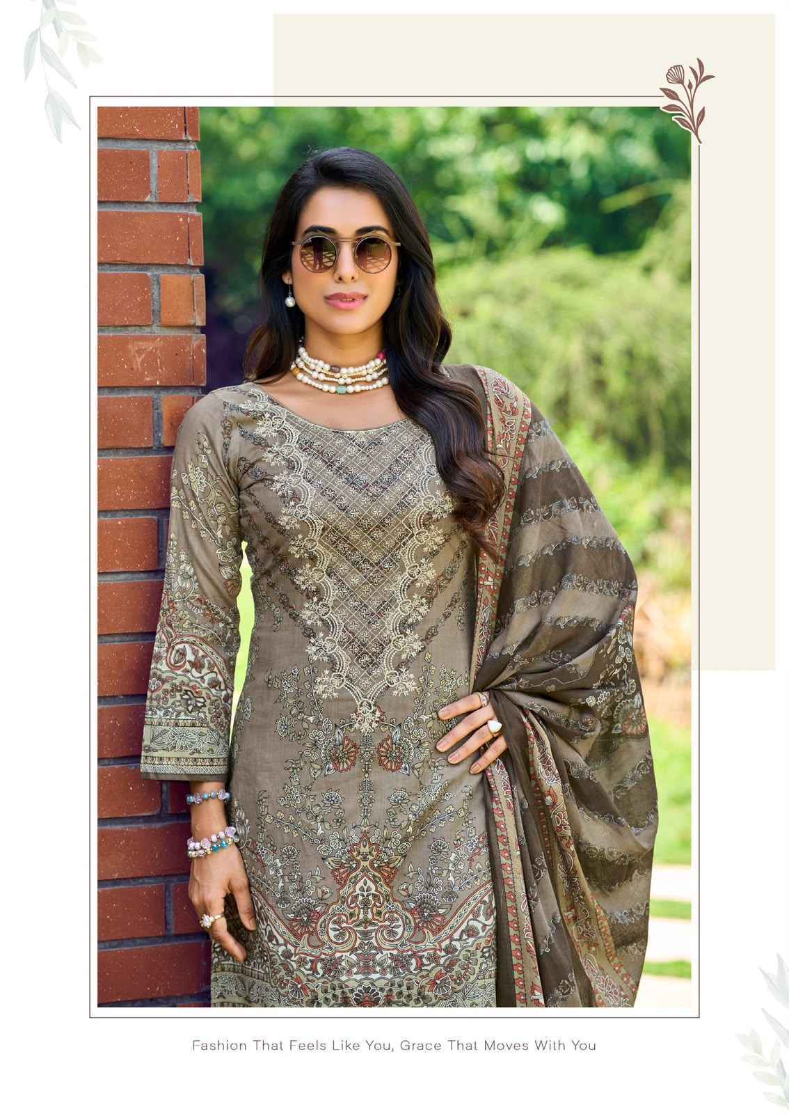 Crescent Fab Mah E Noor Vol-4 Lawn Dress Material (6 Pc Catalouge)