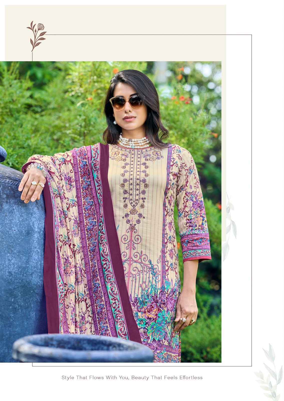 Crescent Fab Mah E Noor Vol-4 Lawn Dress Material (6 Pc Catalouge)