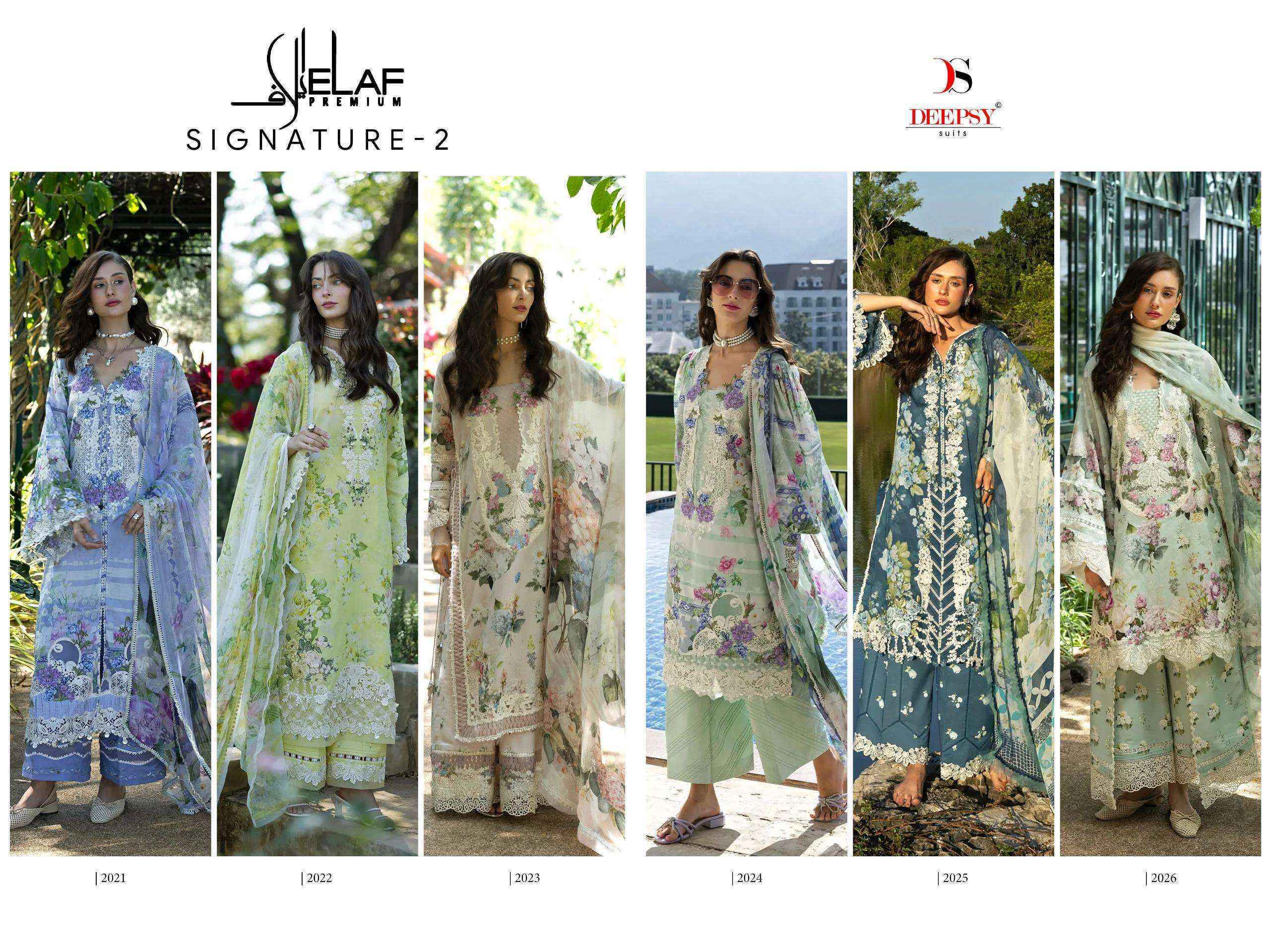 Deepsy Elaf Premium Signature Vol-2 Readymade Cotton Dress (6 pcs Catalogue)