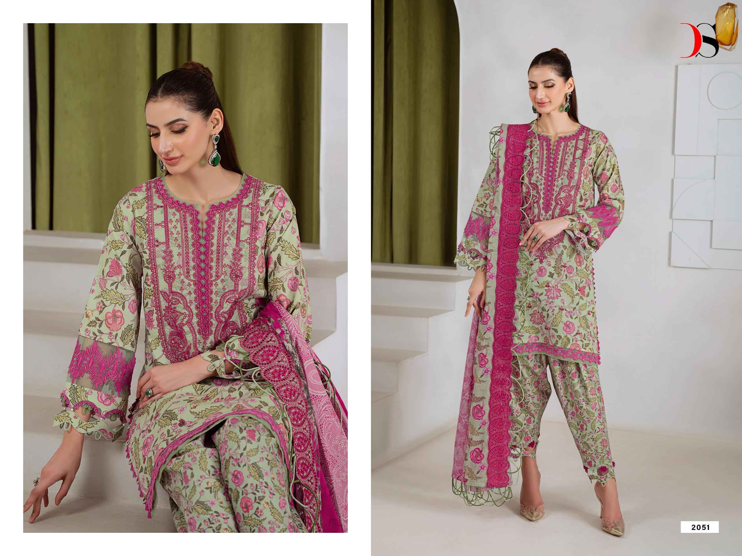 Deepsy Jade Bagh Vol-2 Cotton Dress Material (8 pcs Catalogue)