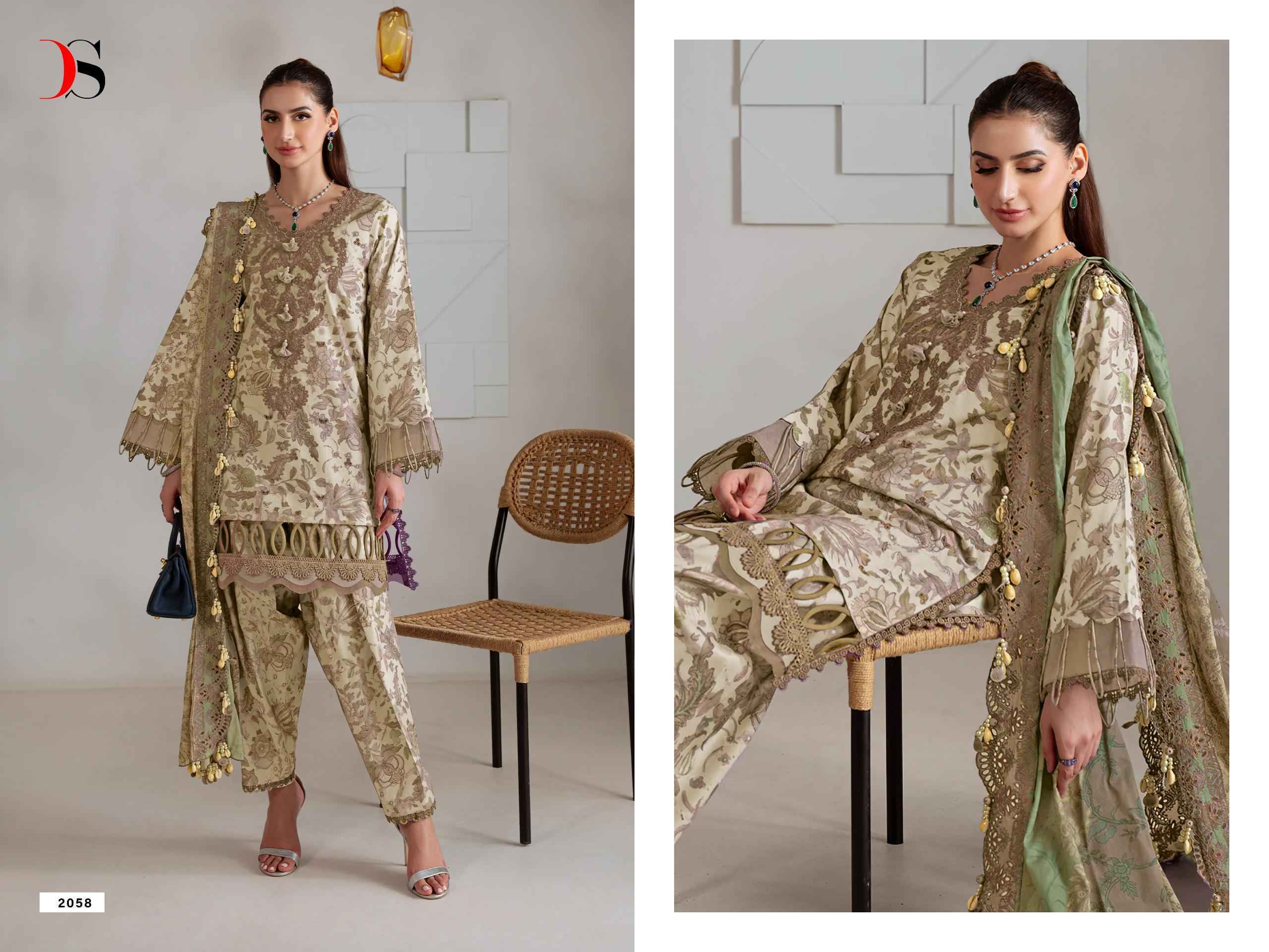 Deepsy Jade Bagh Vol-2 Cotton Dress Material (8 pcs Catalogue)