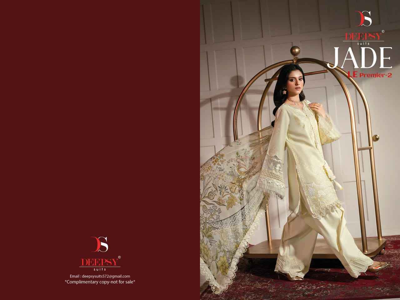 Deepsy Jade Le Premier Vol-2 Cotton Dress Material (4 pcs Catalogue)