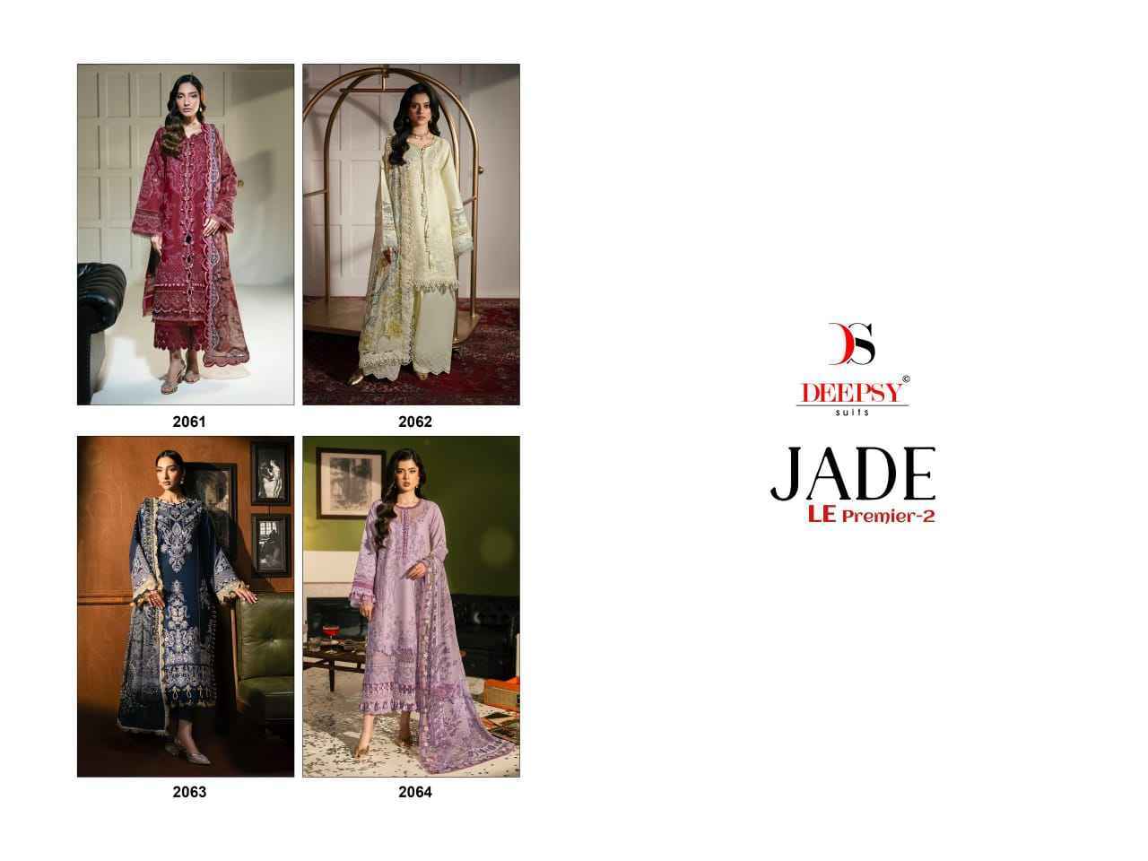 Deepsy Jade Le Premier Vol-2 Cotton Dress Material (4 pcs Catalogue)