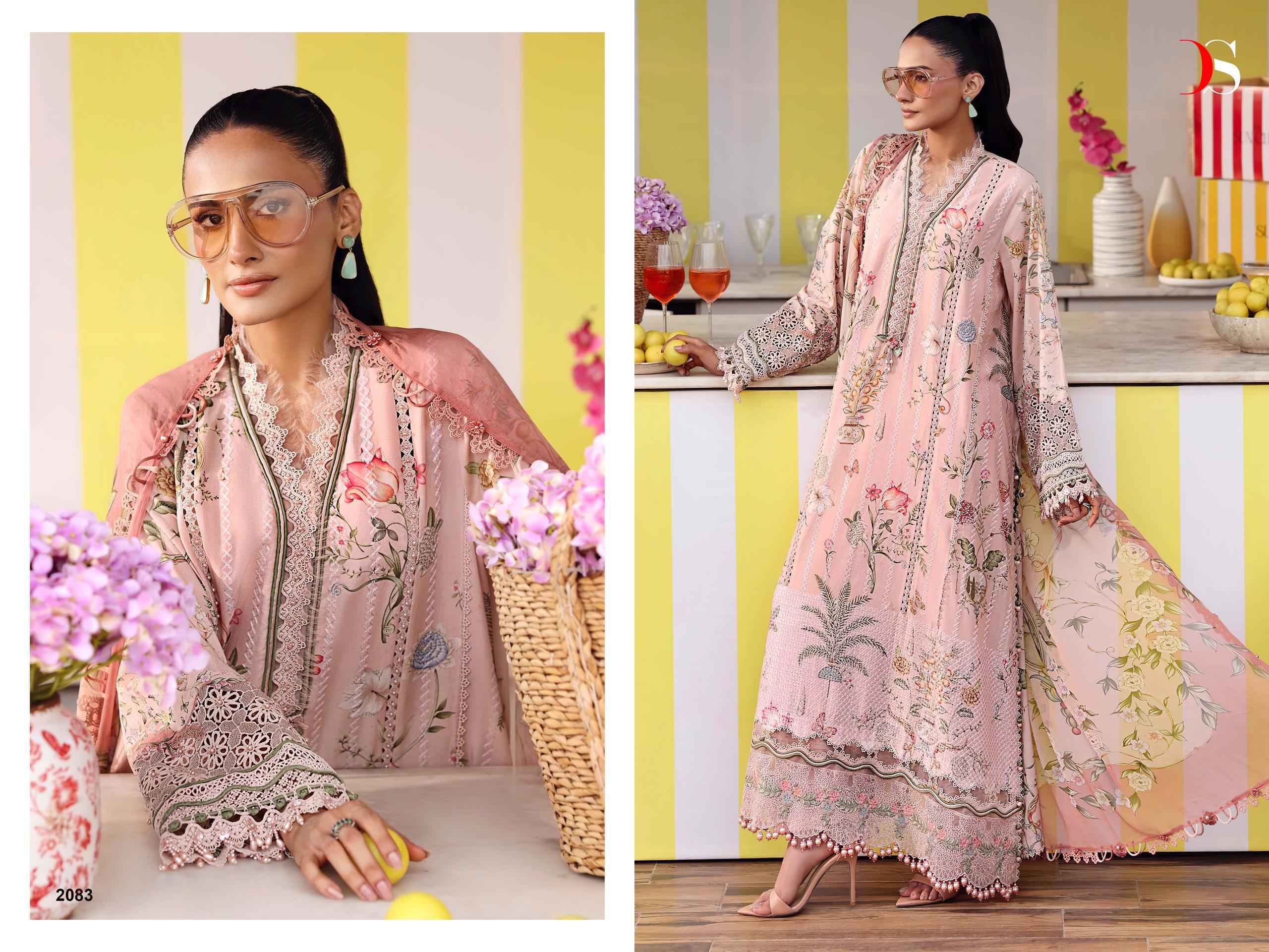 Deepsy Maria B M Print Vol-7 Cotton Dress Material (8 pcs Catalogue)
