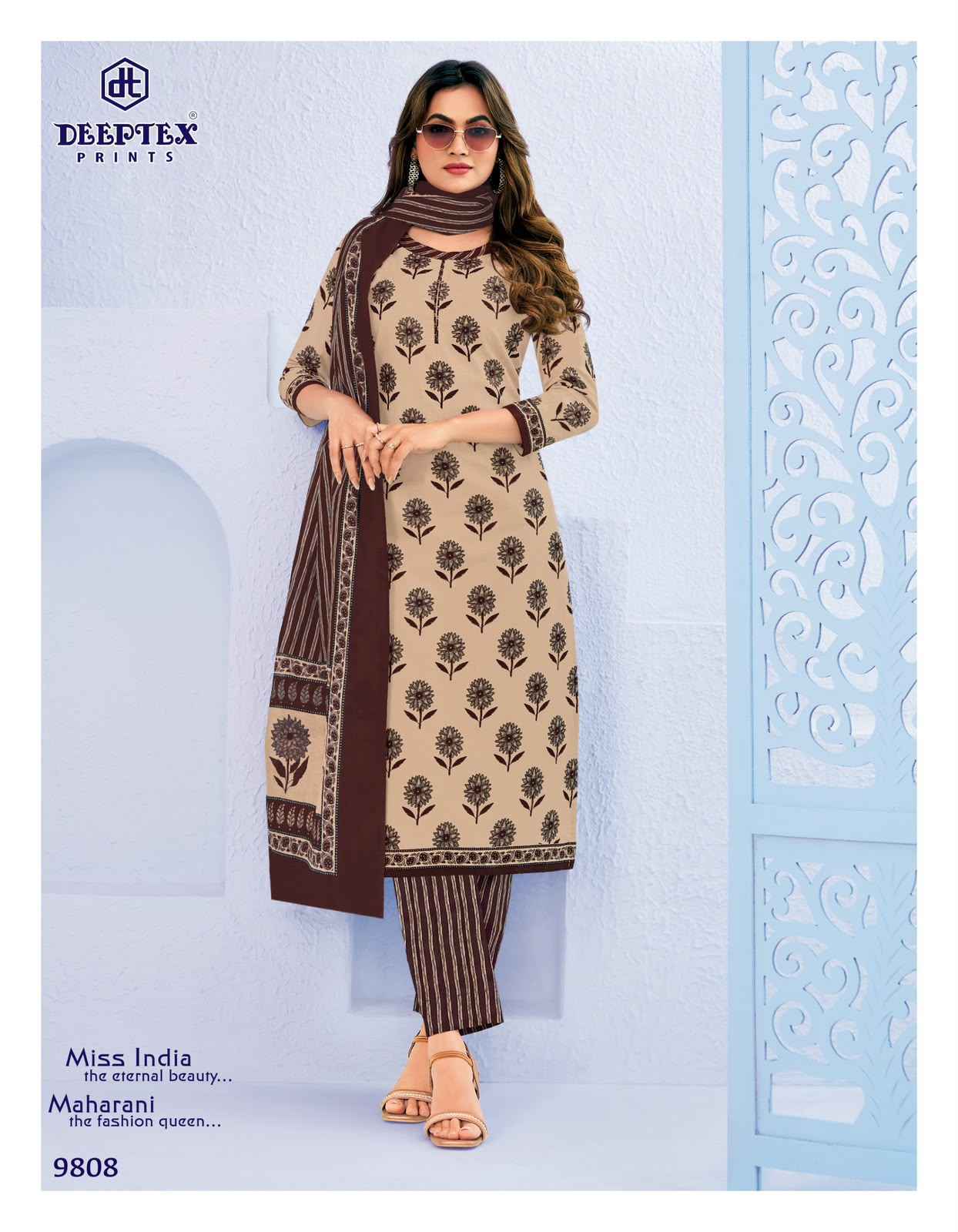 Deeptex Miss India Vol-98 Cotton Dress Material (16 pcs Catalogue)