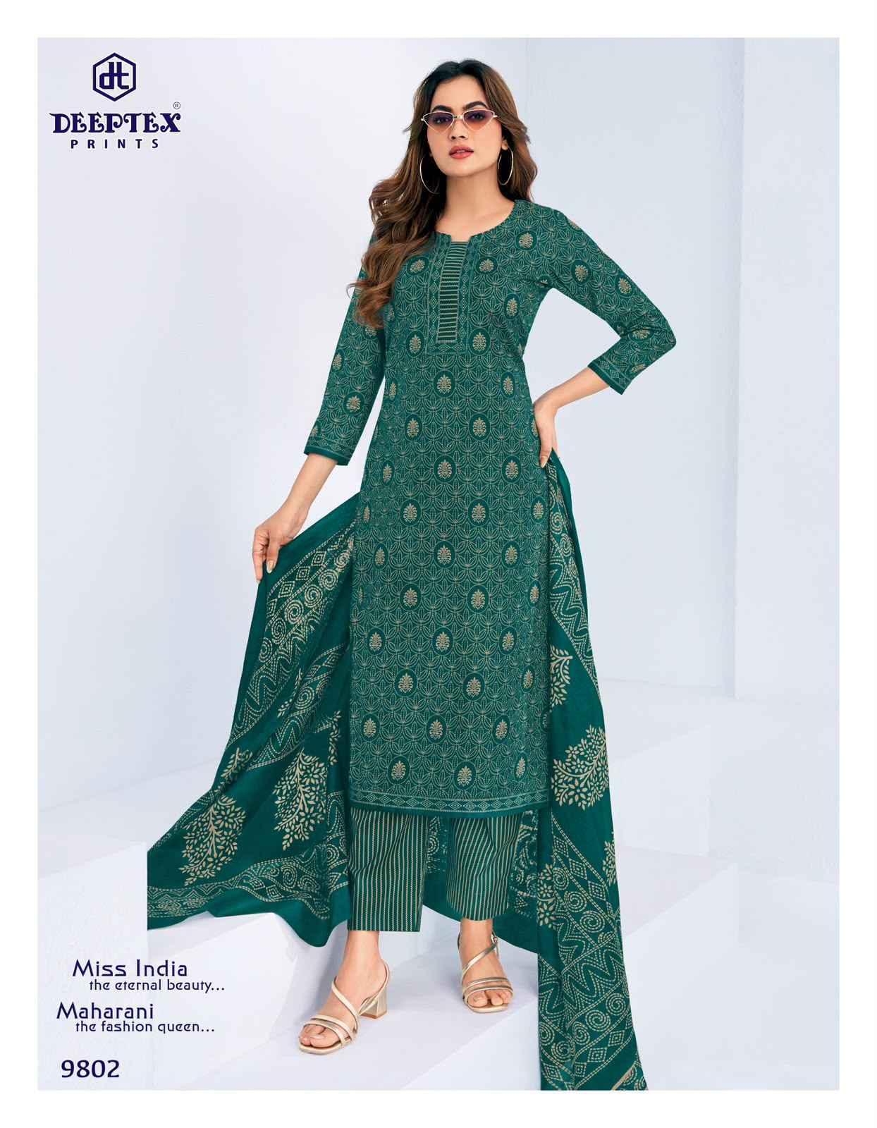 Deeptex Miss India Vol-98 Cotton Dress Material (16 pcs Catalogue)