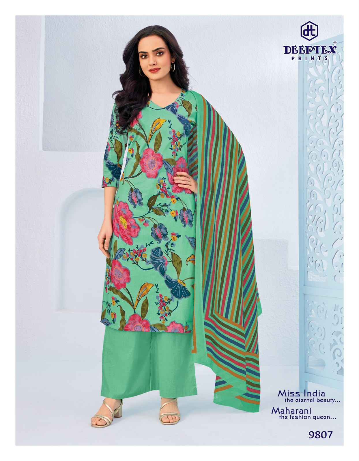 Deeptex Miss India Vol-98 Cotton Dress Material (16 pcs Catalogue)