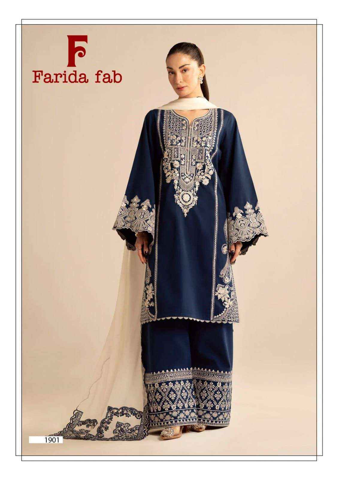 Farida Fab Chevron Vol-19 Cotton Dress Material (6 pcs Catalogue)