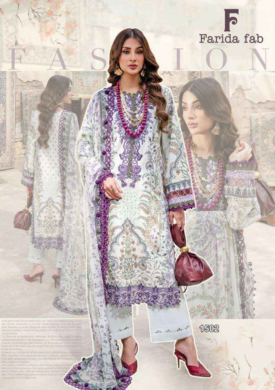 Farida Fab Crimson Vol-15 Readymade Cotton Dress (6 pcs Catalogue)