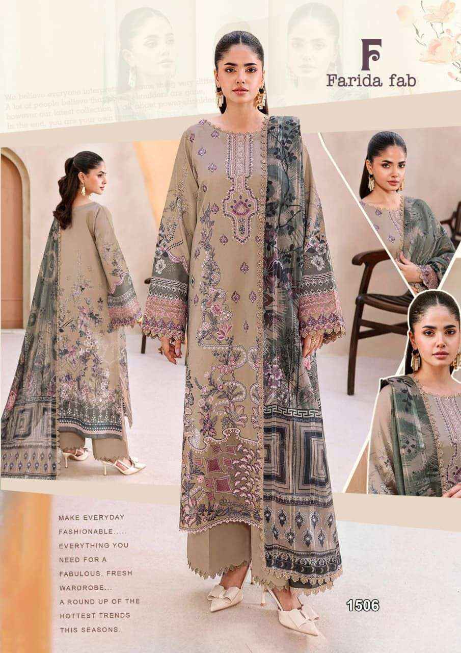 Farida Fab Crimson Vol-15 Readymade Cotton Dress (6 pcs Catalogue)