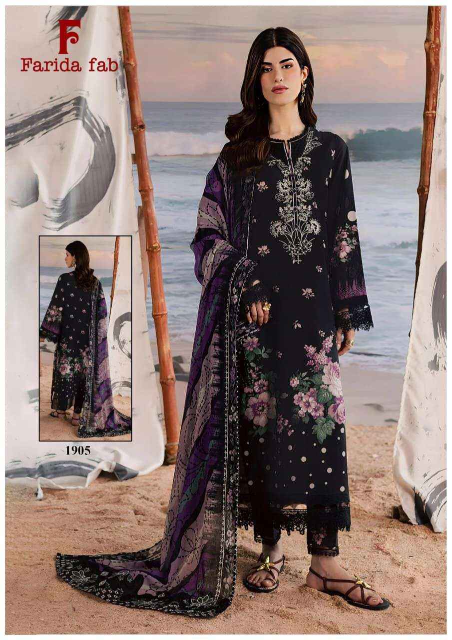 Farida Fab Firdaus Queen Vol-19 Cotton Dress Material (6 pcs Catalogue)