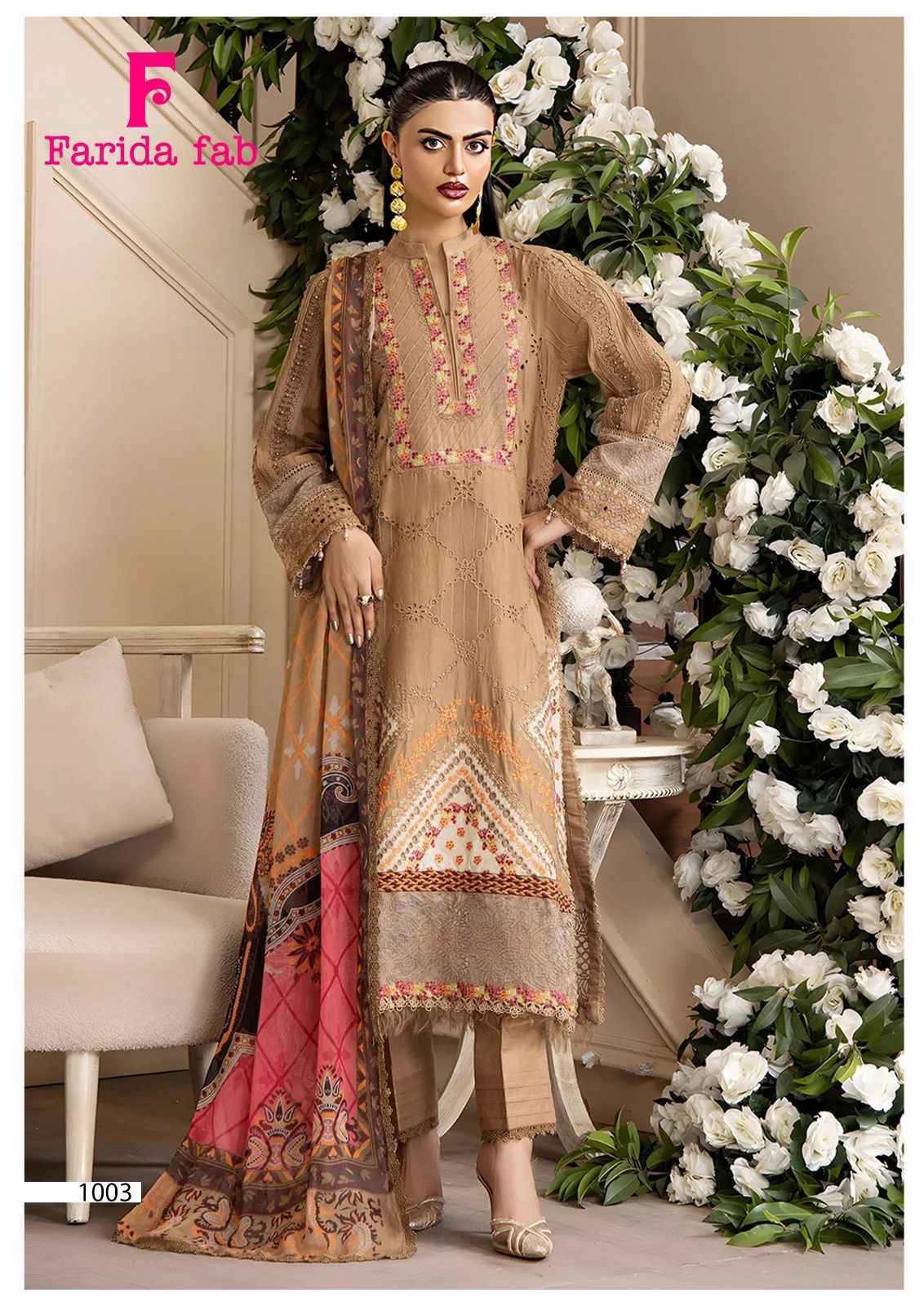 Farida Fab Parian Dream Vol-22 Cotton Dress Material (6 pcs Catalogue)