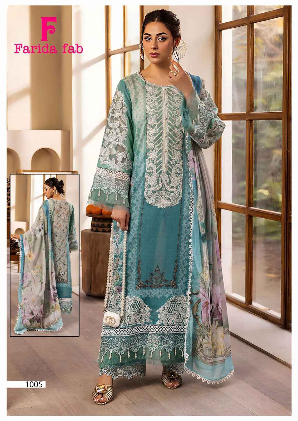 Farida Fab Parian Dream Vol-22 Cotton Dress Material (6 pcs Catalogue)