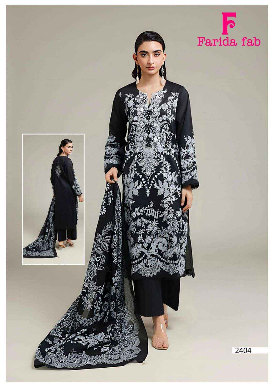 Farida Fab Parian Dream Vol-24 Cotton Dress Material (6 pcs Catalogue)