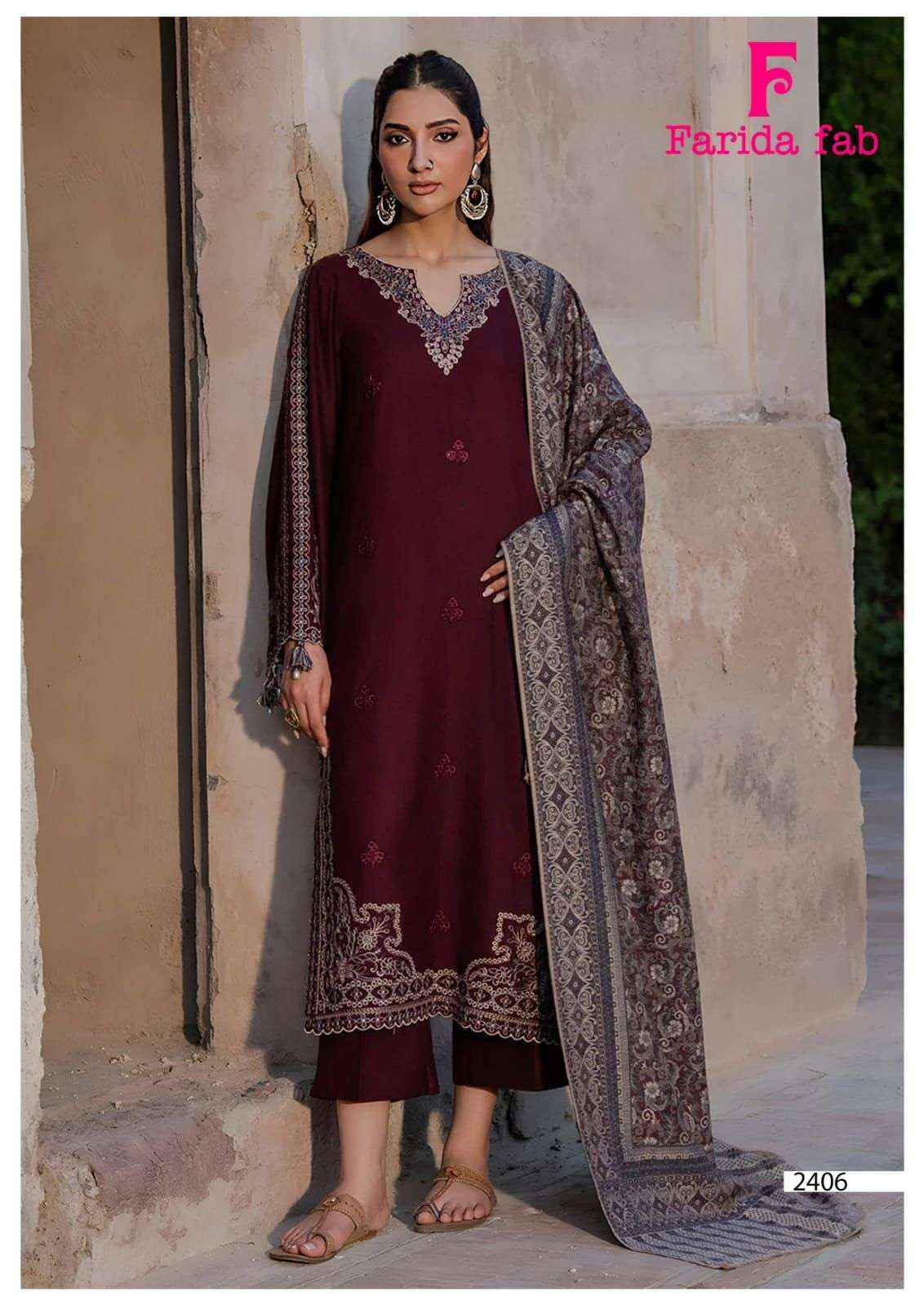 Farida Fab Parian Dream Vol-24 Cotton Dress Material (6 pcs Catalogue)