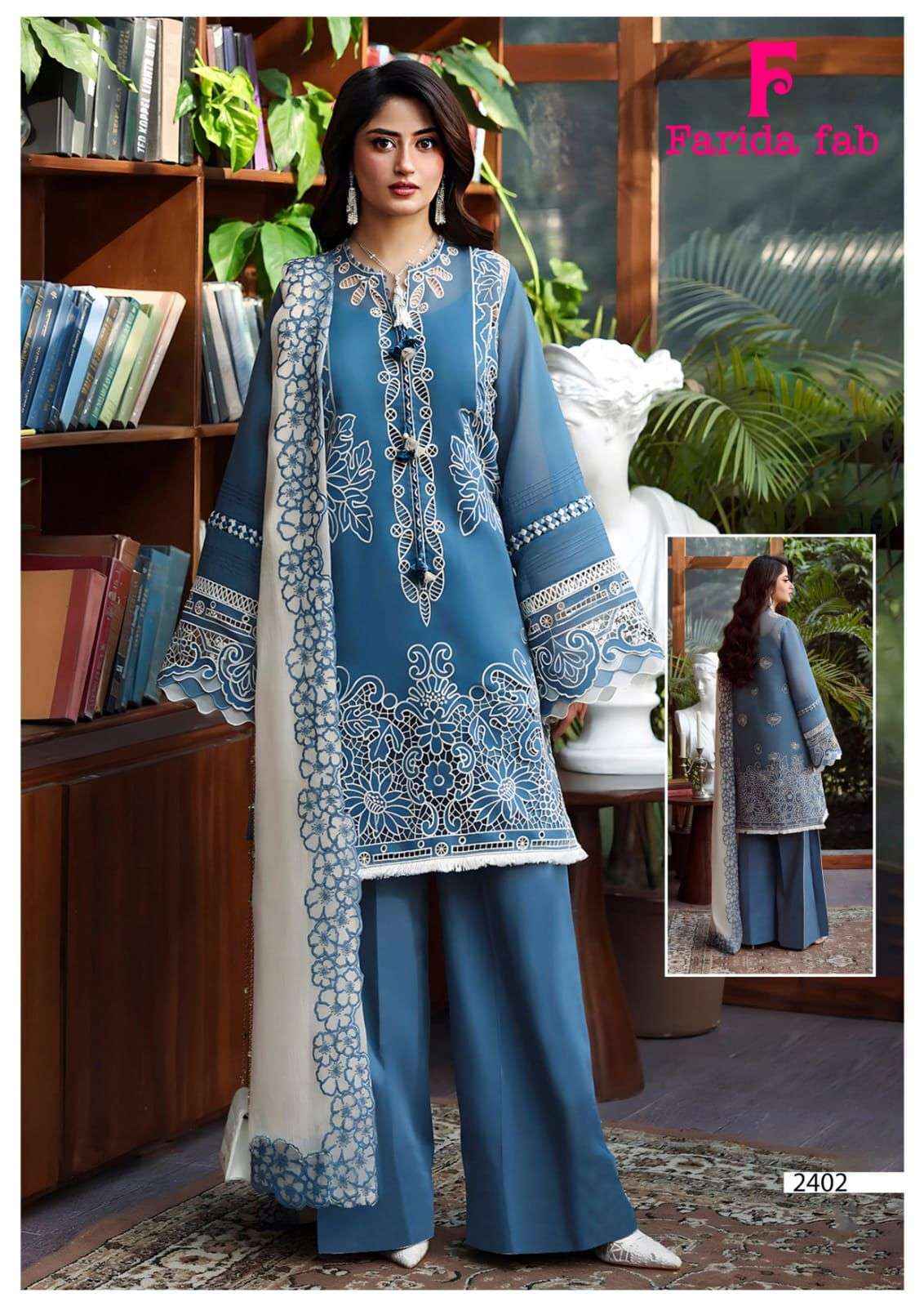 Farida Fab Parian Dream Vol-24 Cotton Dress Material (6 pcs Catalogue)