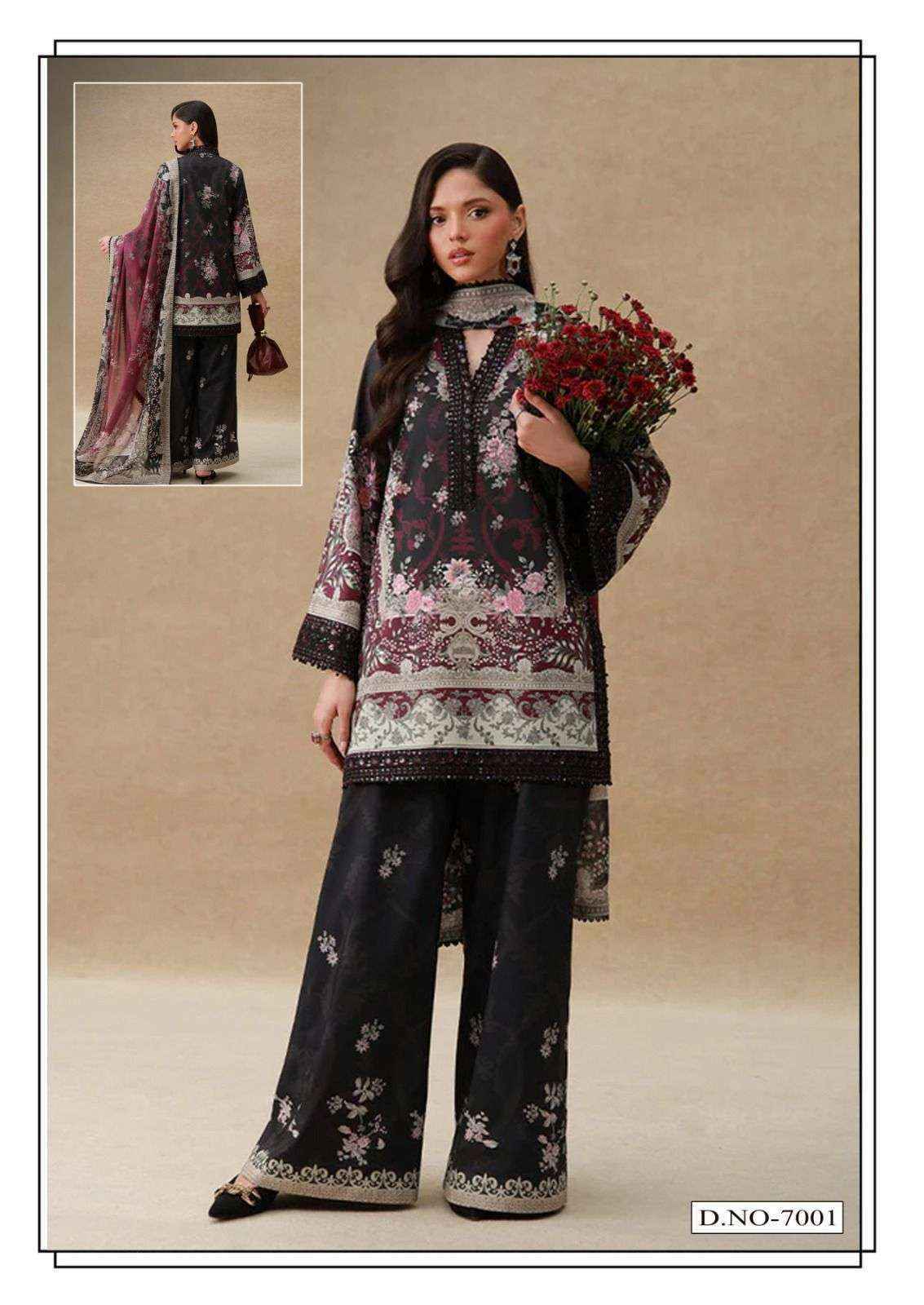 Farida Fab Ramsha Nx Lawn Cotton Dress Material (6 pcs Catalogue)