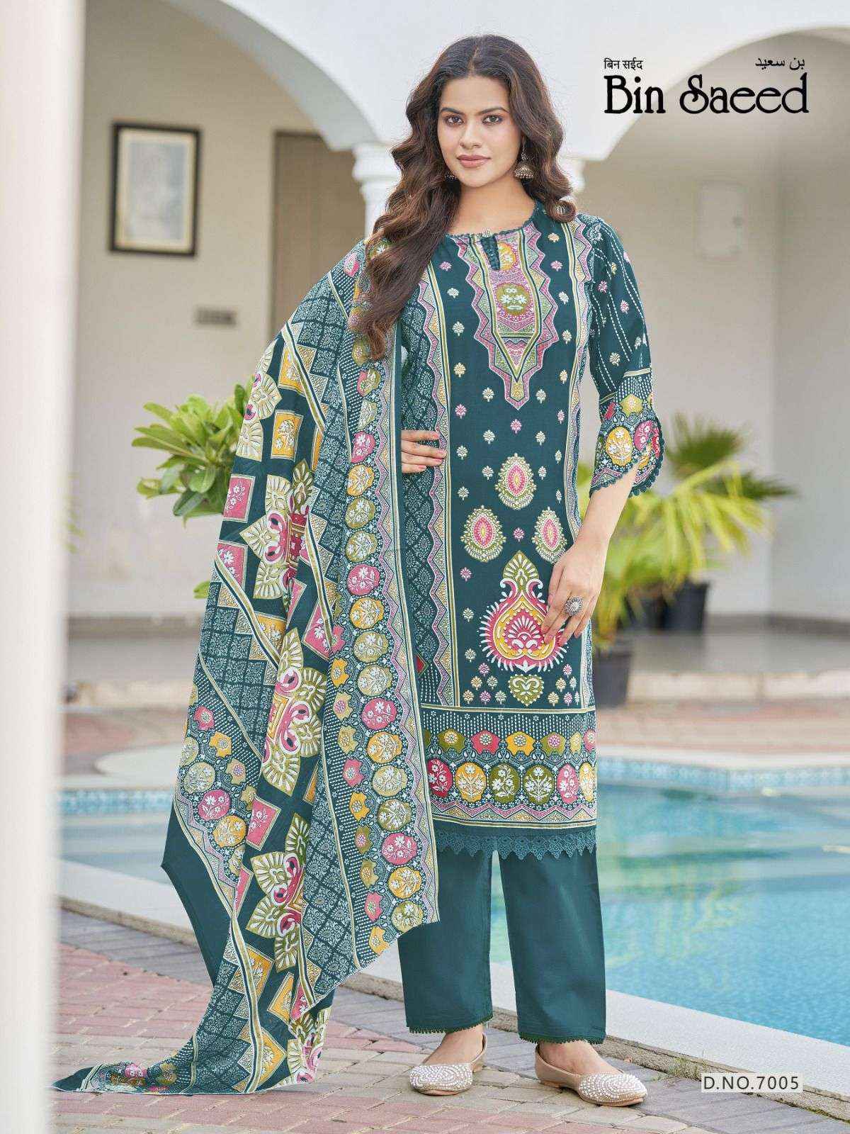 Ganesha Bin Saeed Vol-7 Cotton Dress Material (8 pcs Catalogue)
