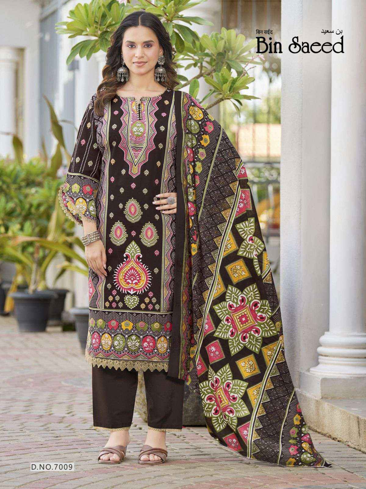 Ganesha Bin Saeed Vol-7 Cotton Dress Material (8 pcs Catalogue)