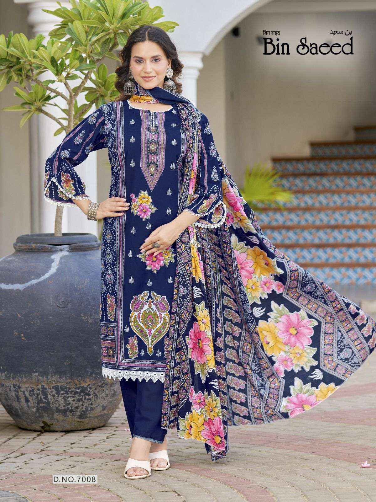 Ganesha Bin Saeed Vol-7 Cotton Dress Material (8 pcs Catalogue)