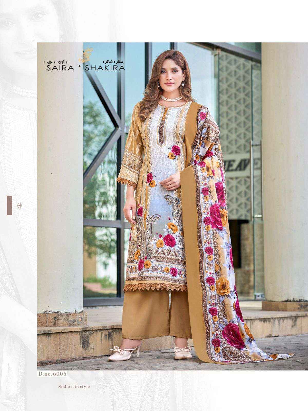 Ganesha Saira Shakira Vol-6 Cotton Dress Material (8 pcs Catalogue)