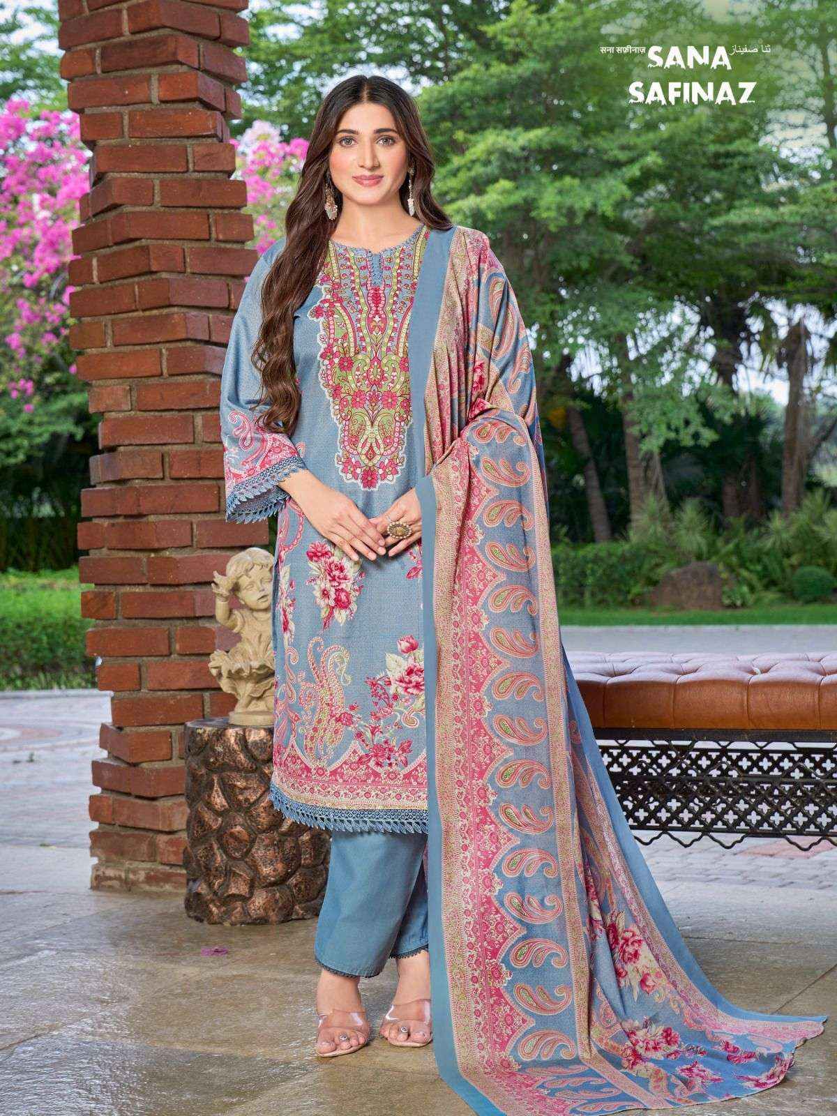 Ganesha Sana Safinaz Vol-12 Cotton Dress Material (8 pcs Catalogue)