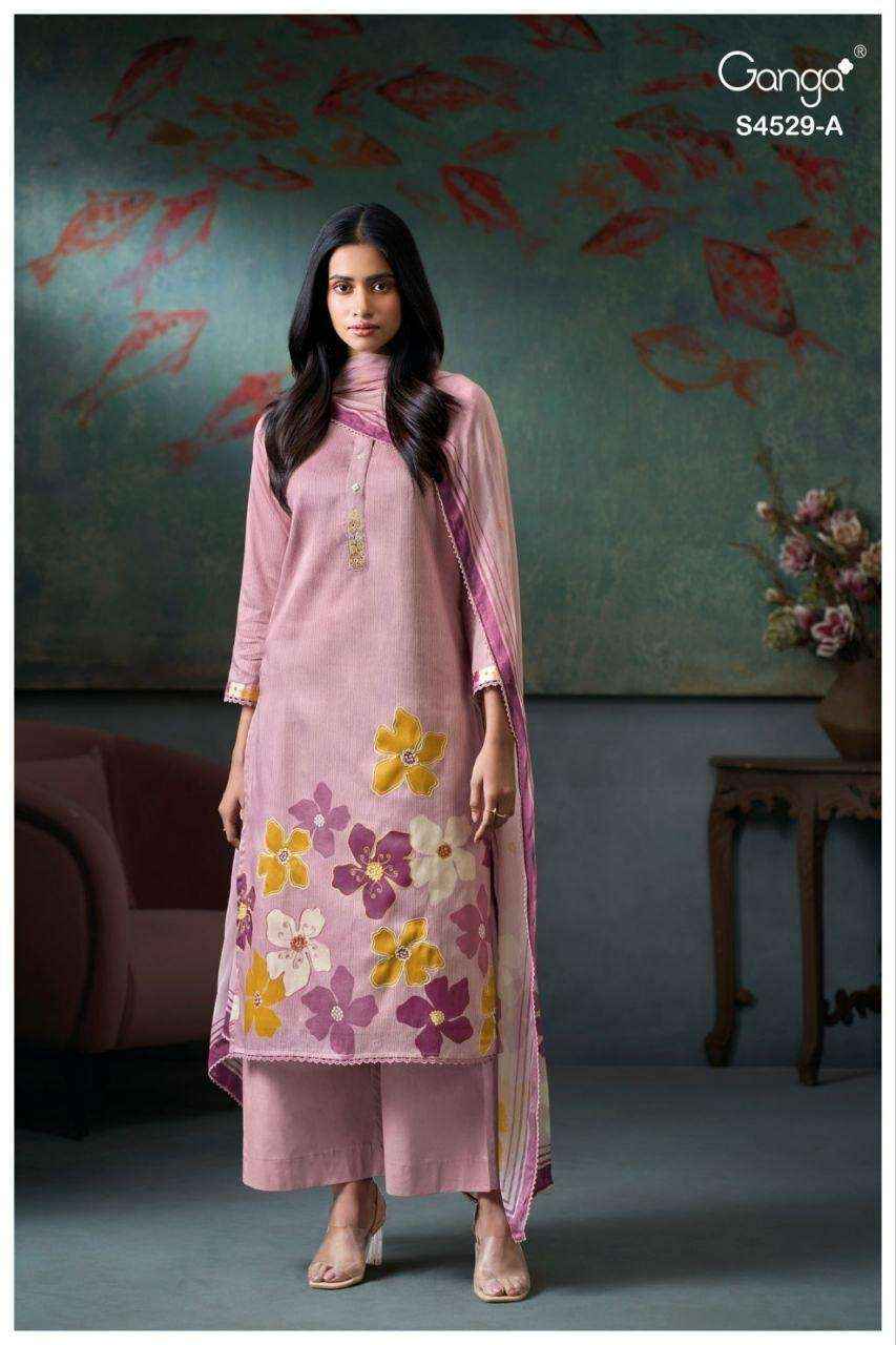 Ganga Indratha-5008 Cotton Dress Material (4 pcs Catalogue)