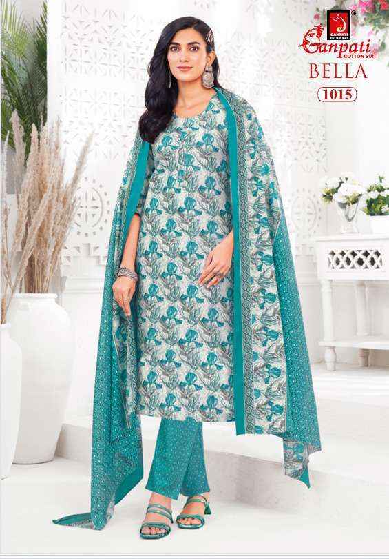 Ganpati Bella Patiyala Vol-10 Readymade Cotton Dress (15 pcs Catalogue)