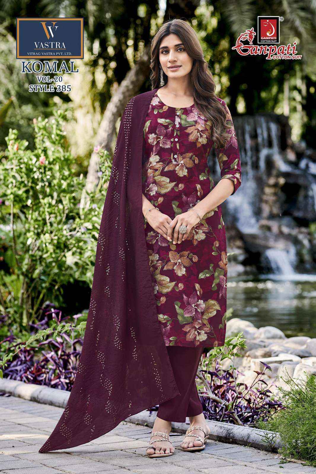 Ganpati Komal Vol-20 Readymade Cotton Dress (12 pcs Catalogue)