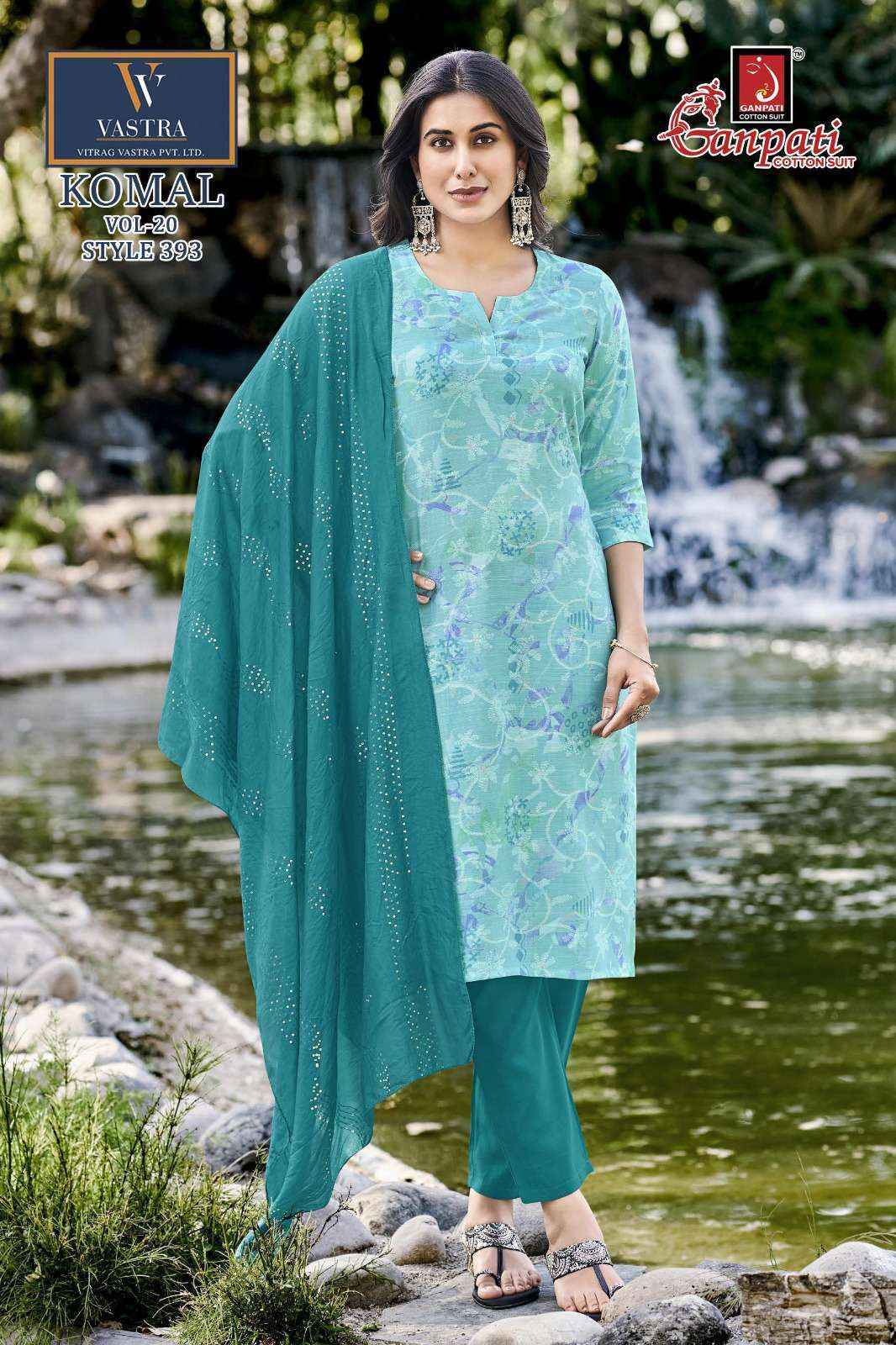 Ganpati Komal Vol-20 Readymade Cotton Dress (12 pcs Catalogue)