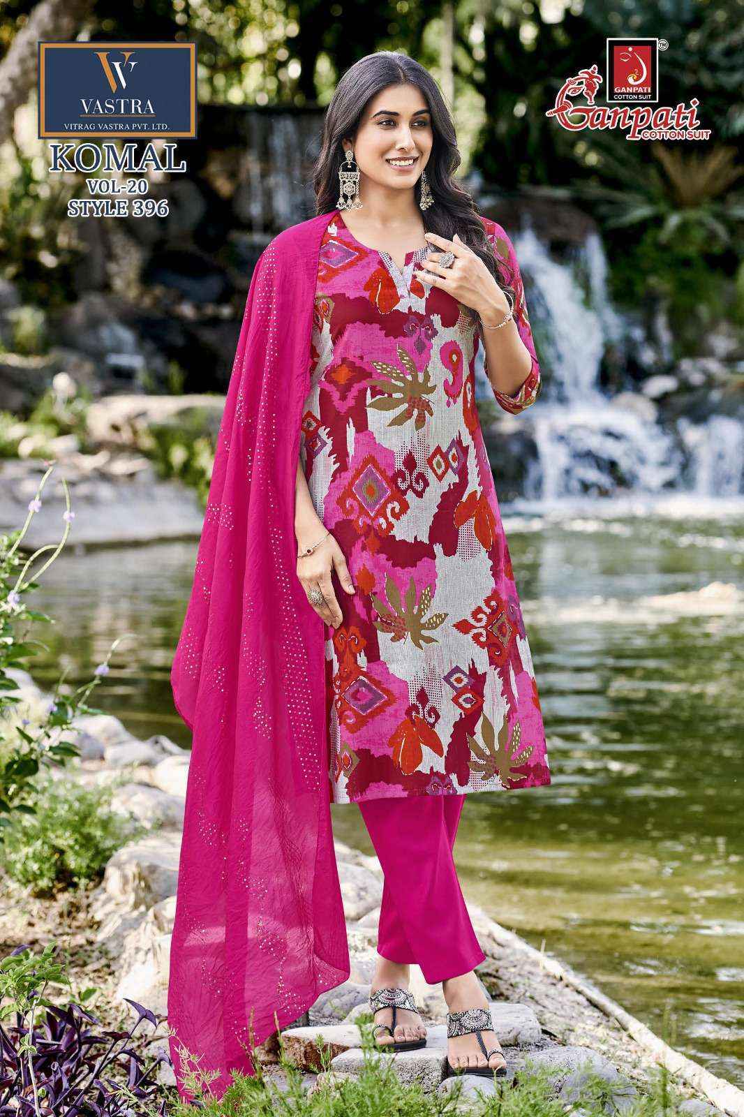 Ganpati Komal Vol-20 Readymade Cotton Dress (12 pcs Catalogue)