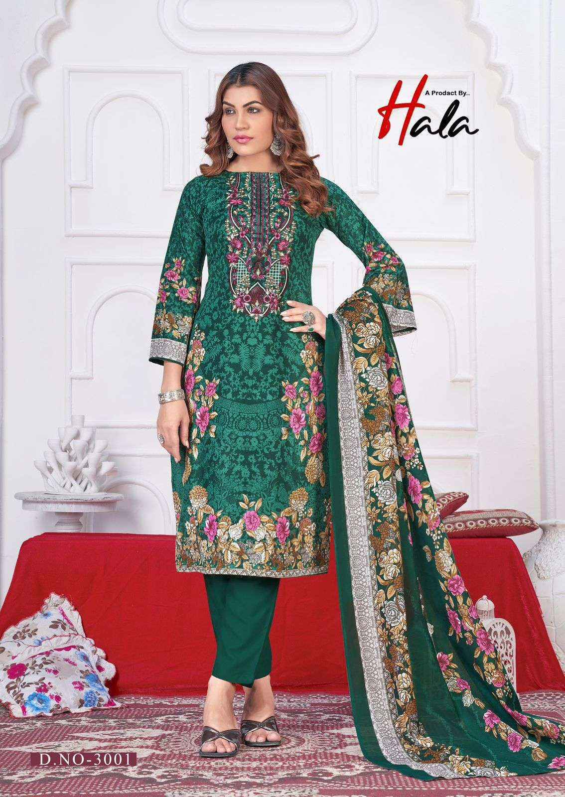 Hala Aayat Vol-3 Cotton Dress Material (8 pcs Catalogue)