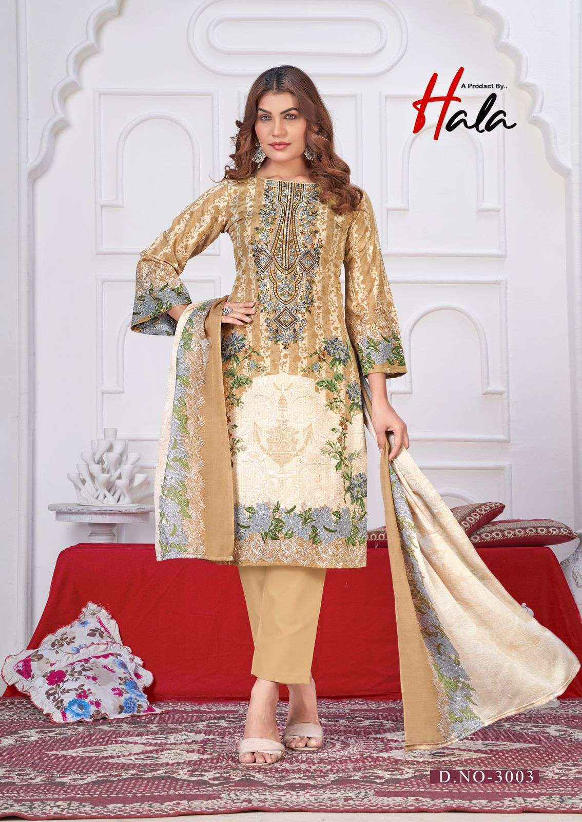 Hala Aayat Vol-3 Cotton Dress Material (8 pcs Catalogue)