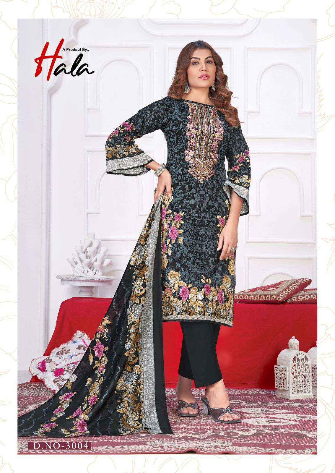 Hala Aayat Vol-3 Cotton Dress Material (8 pcs Catalogue)