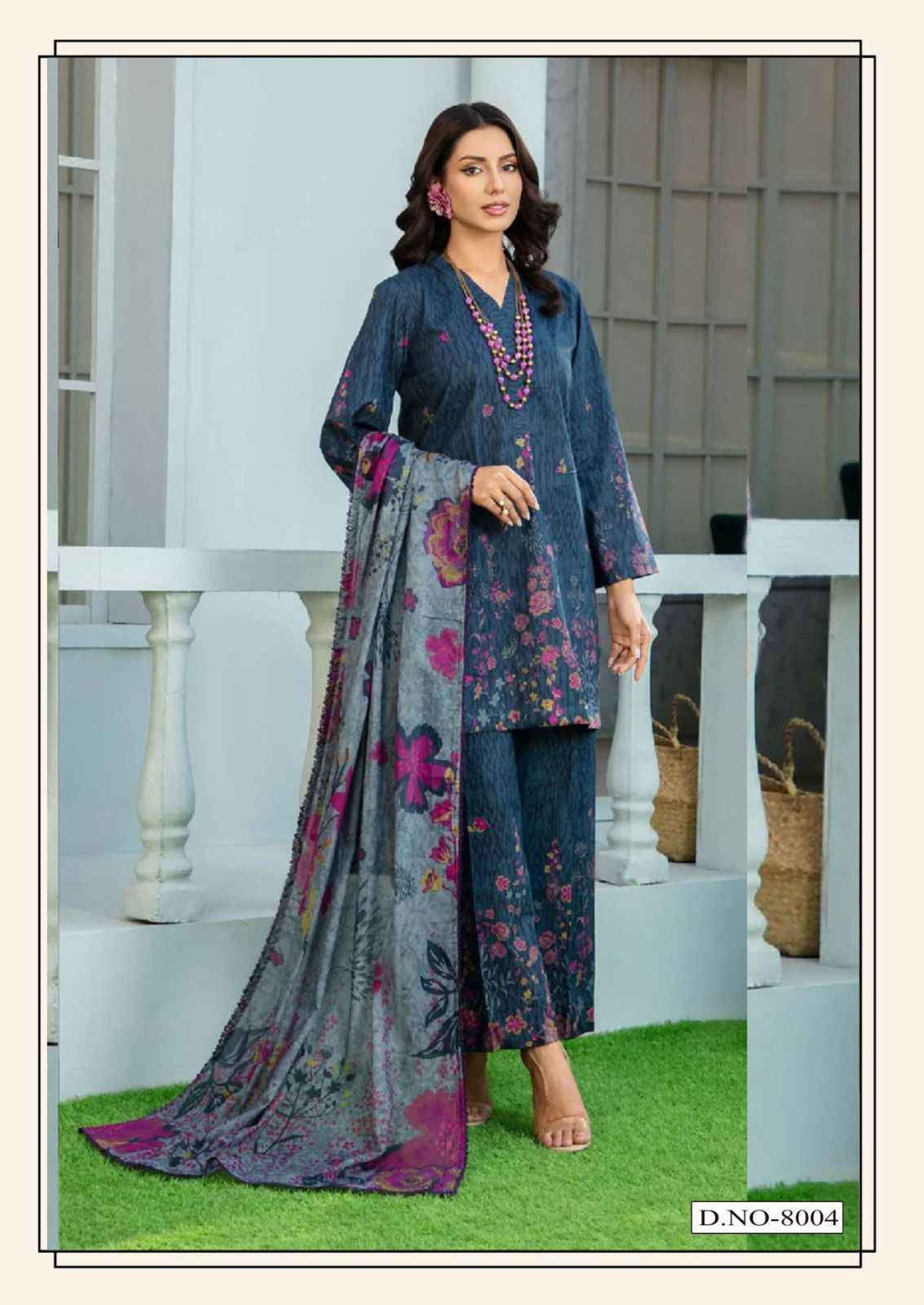 Hala Ramsha Vol-8 Cotton Dress Material (6 pcs Catalogue)