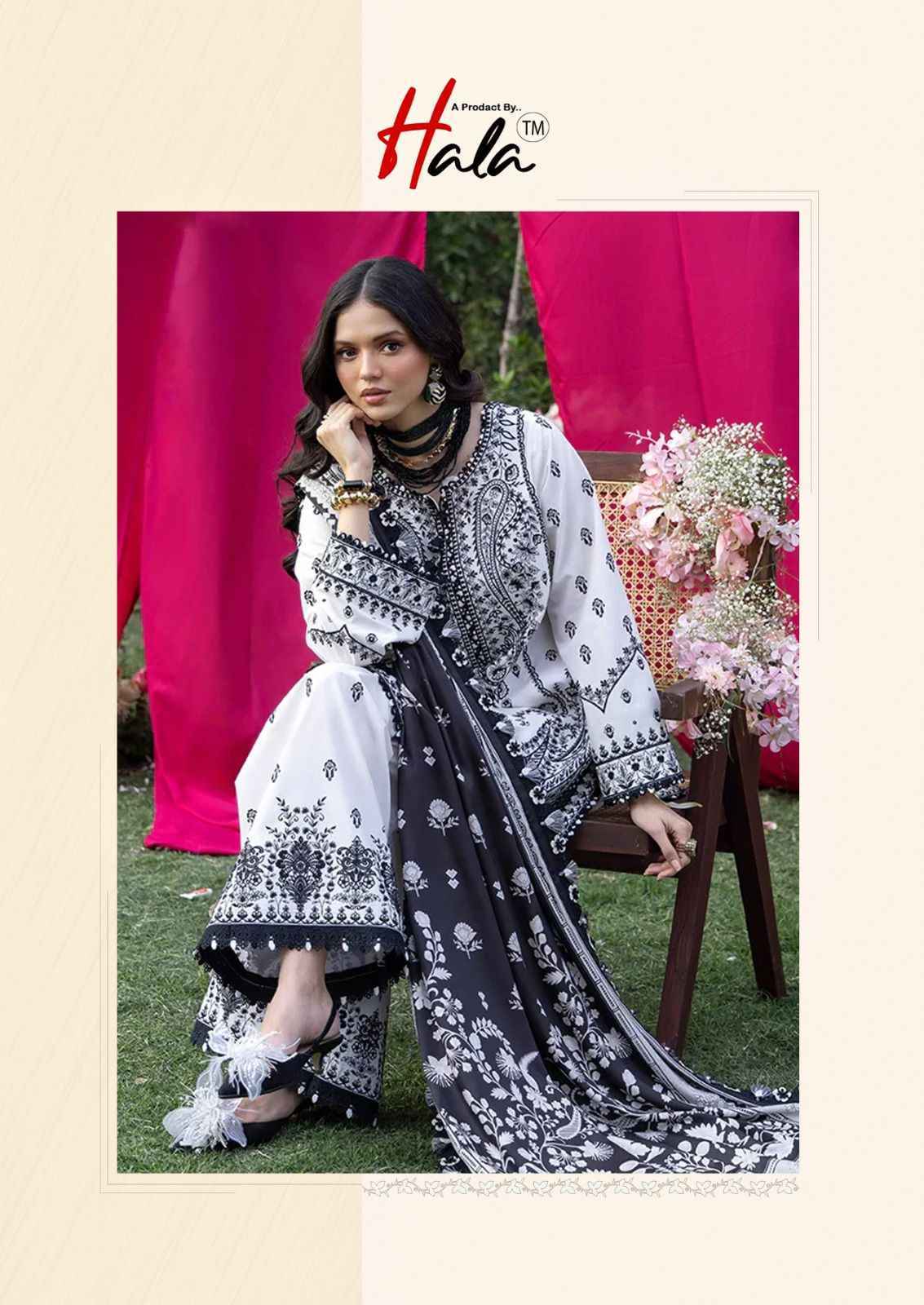 Hala Ramsha Vol-8 Cotton Dress Material (6 pcs Catalogue)
