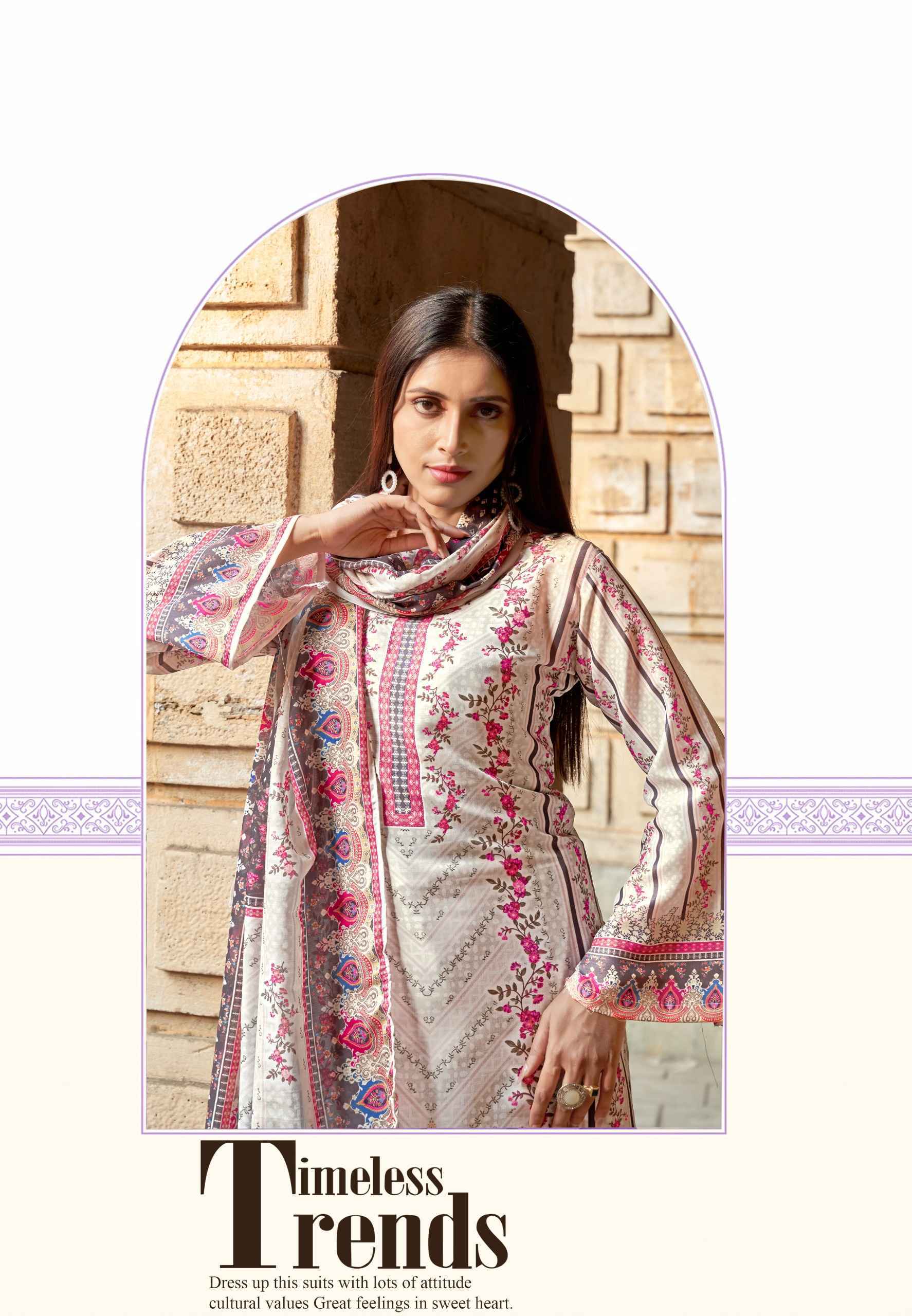 Harshit Fashion Aleesa Maslin Dress Material (6 pcs Catalogue)