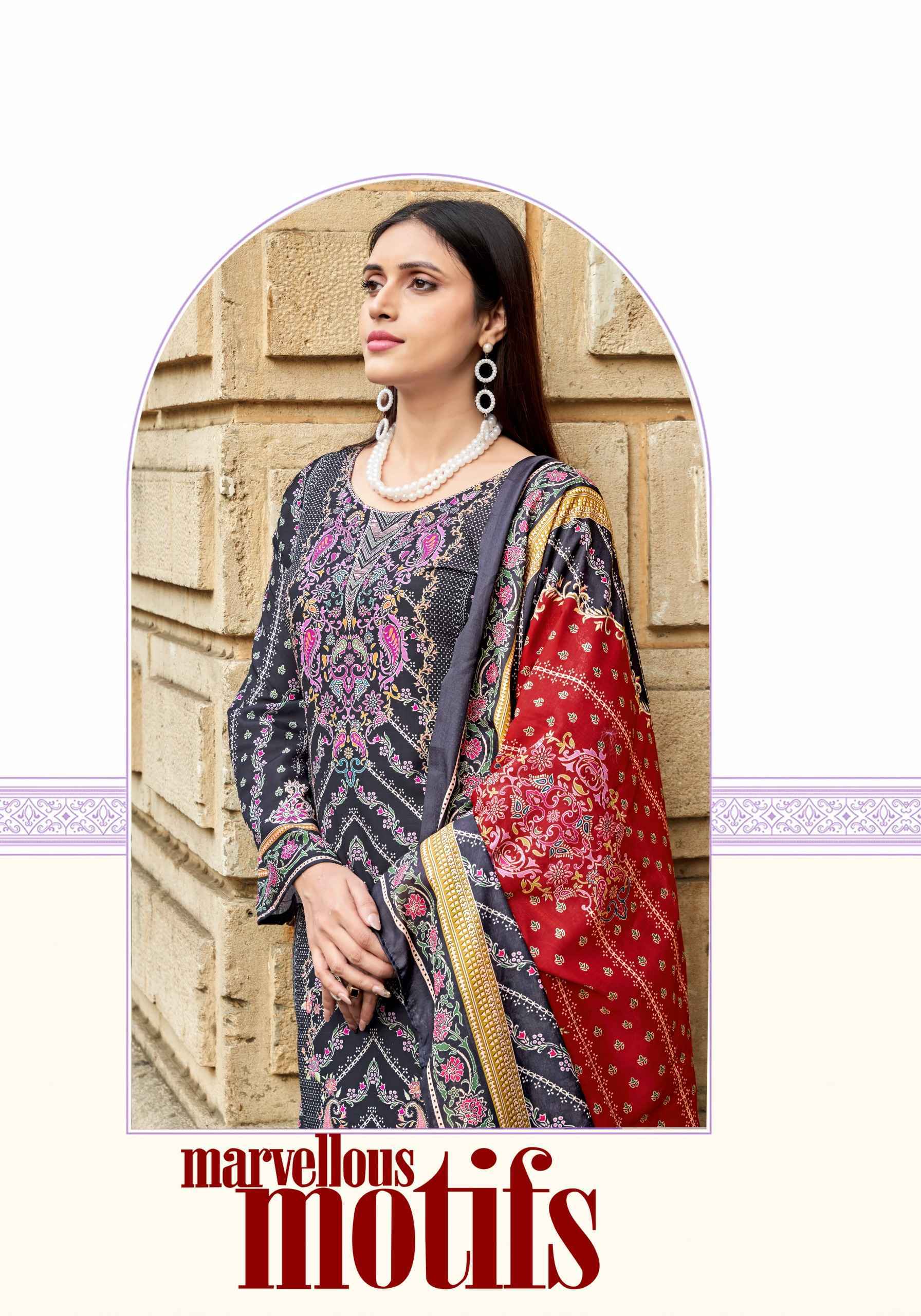 Harshit Fashion Aleesa Maslin Dress Material (6 pcs Catalogue)