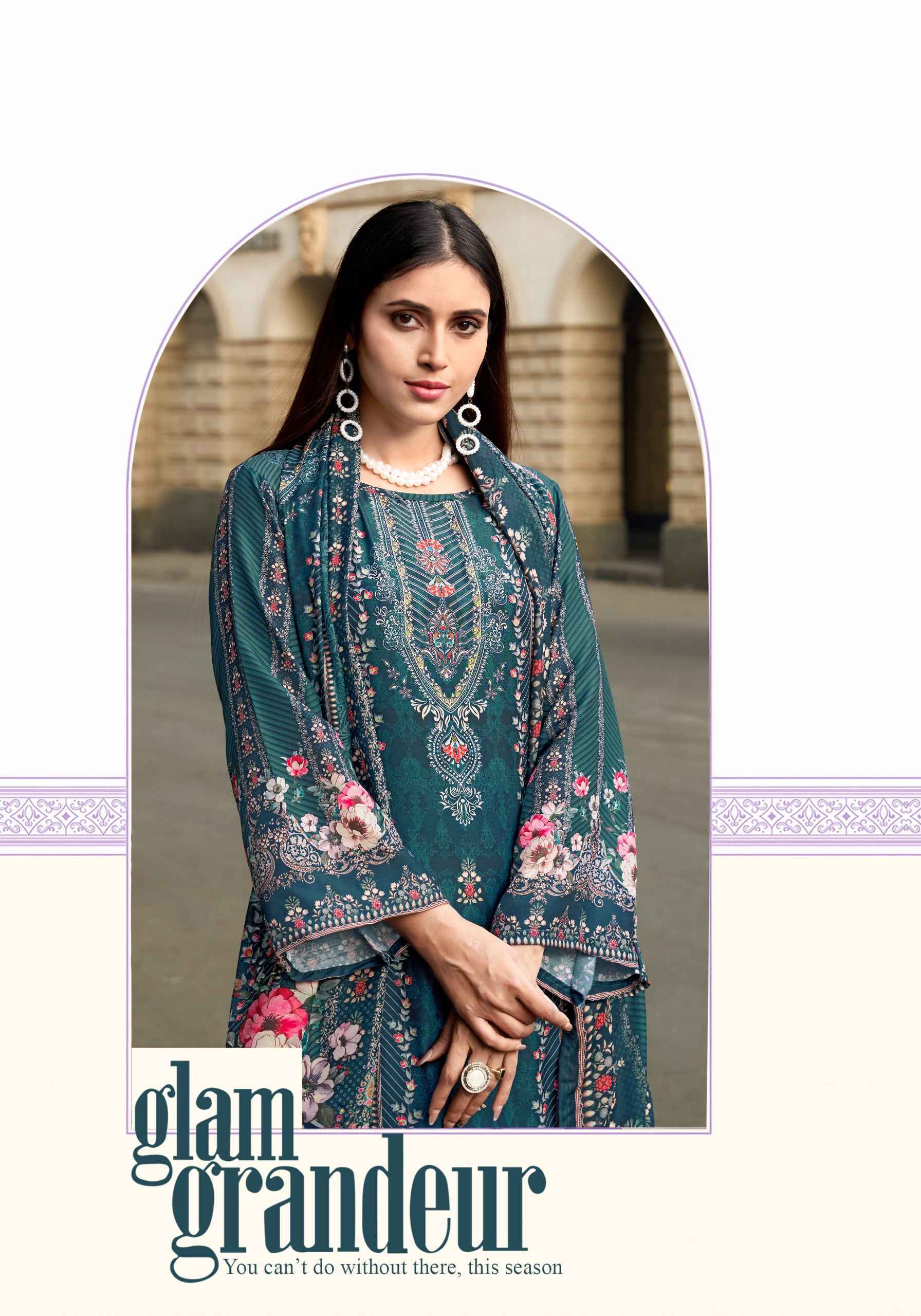 Harshit Fashion Aleesa Maslin Dress Material (6 pcs Catalogue)
