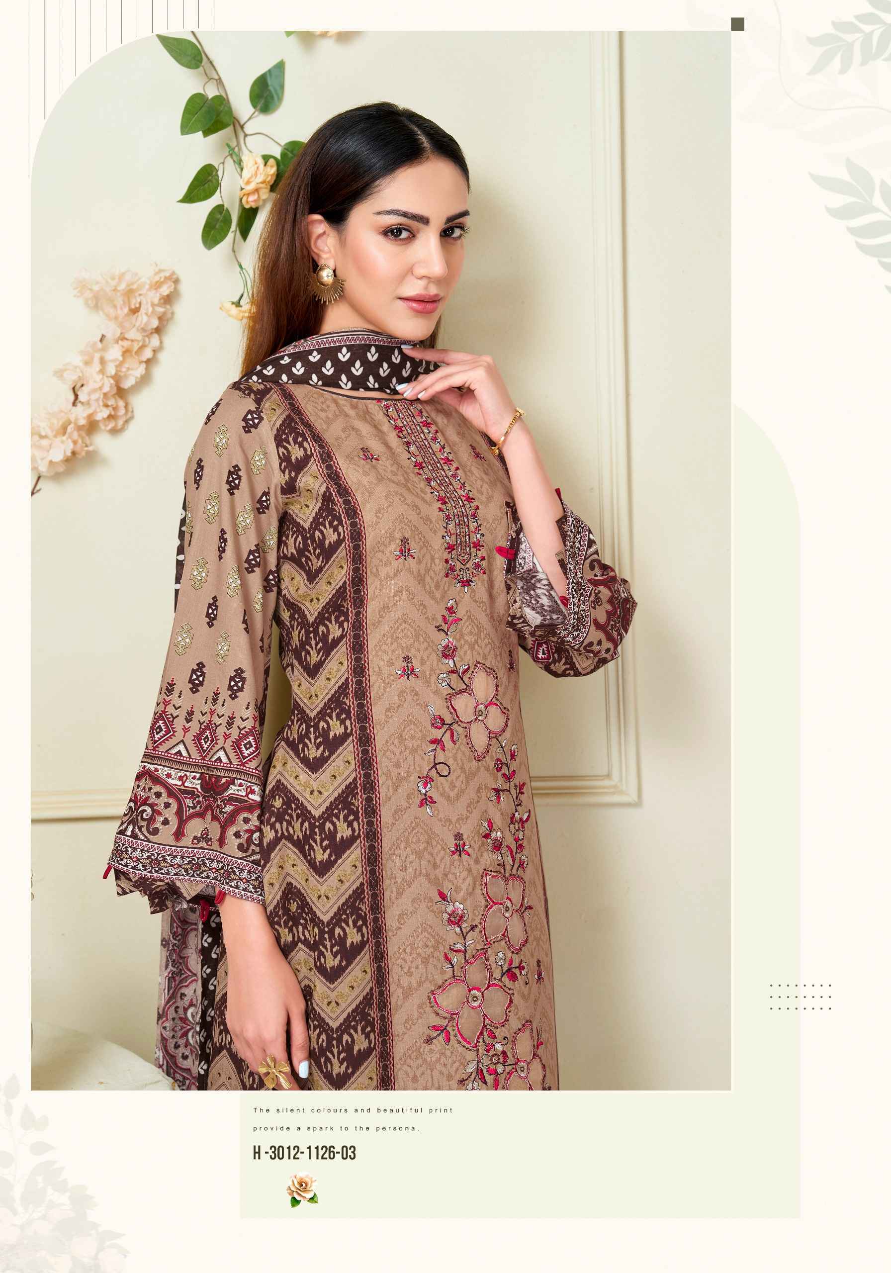 Harshit Fashion Lime Light Premium Viscose Reyon Dress Material (6 pcs Catalogue)