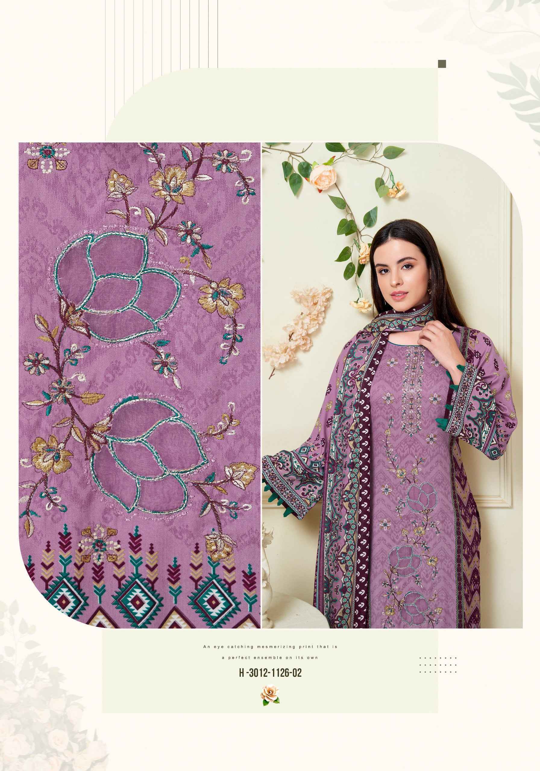 Harshit Fashion Lime Light Premium Viscose Reyon Dress Material (6 pcs Catalogue)