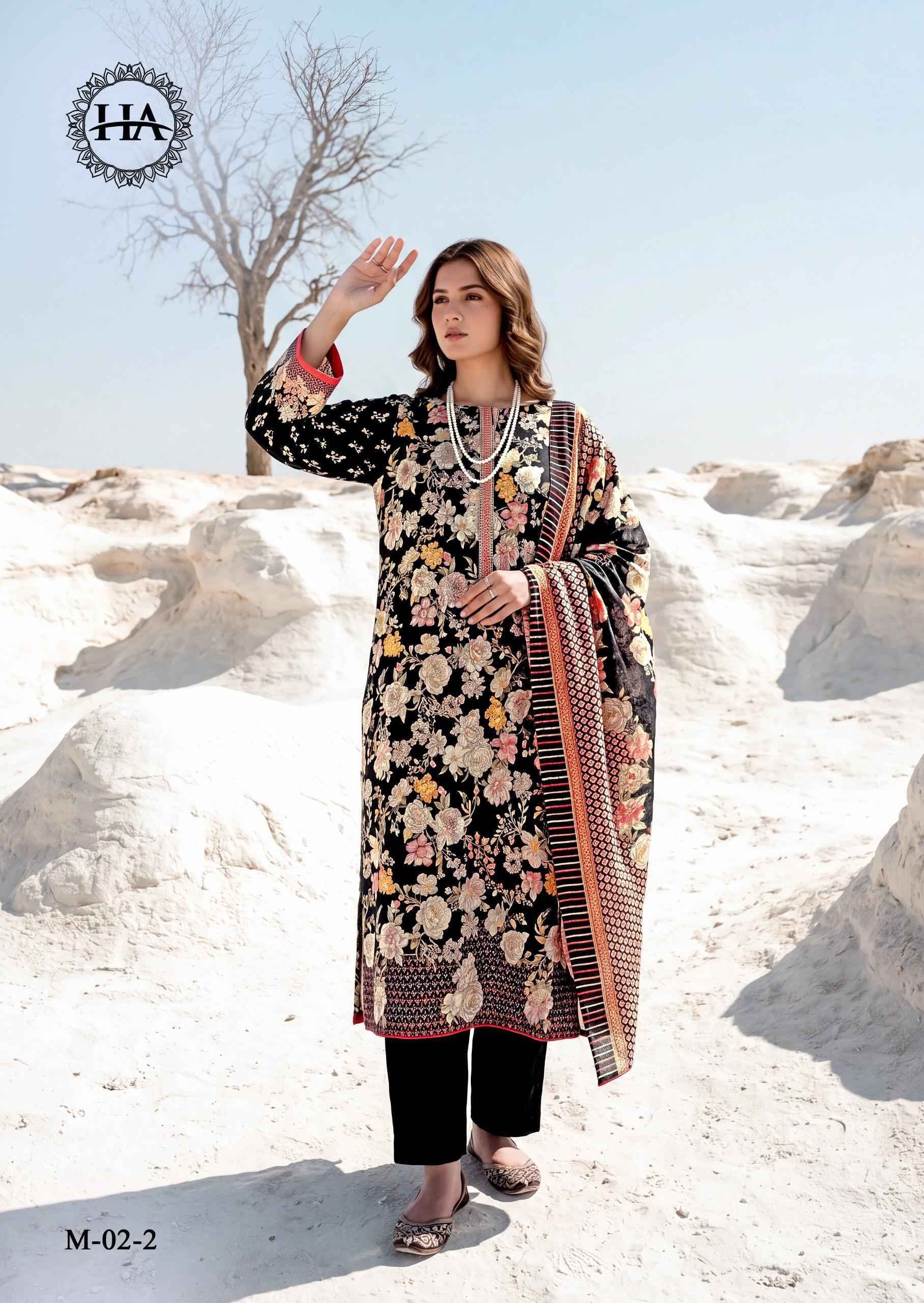 Harshit Fashion Lumina Zam Dress Material (6 pcs Catalogue)